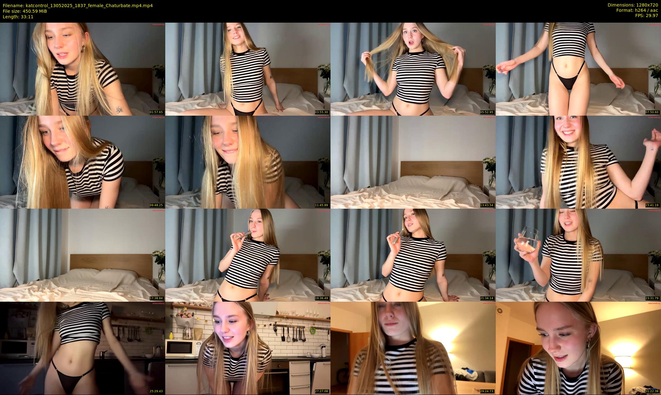 katcontrol — 34 minute Chaturbate female cam show recording, 720p, May 13, 2025
