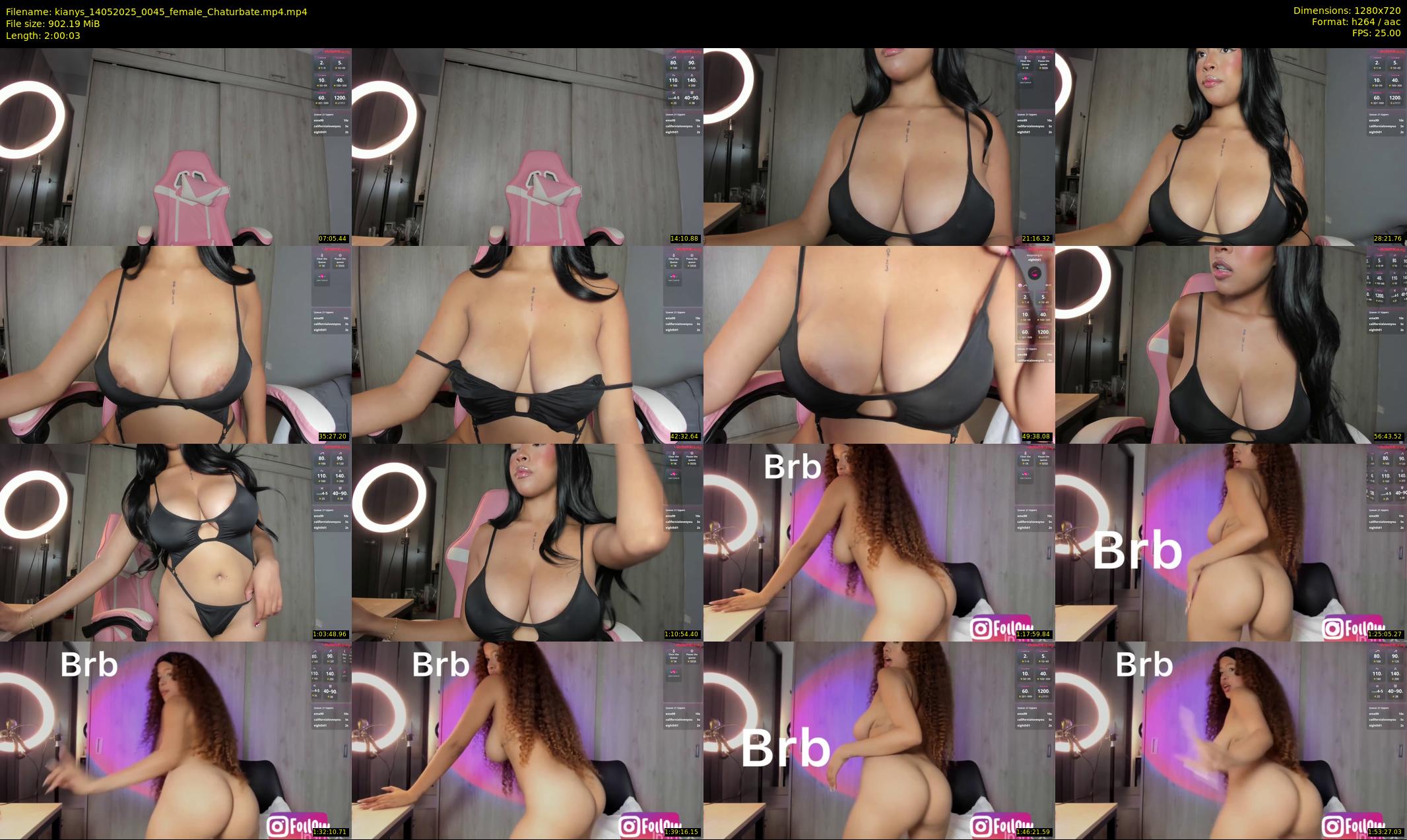 kianys — 121 minute Chaturbate female cam show recording, 720p, May 14, 2025