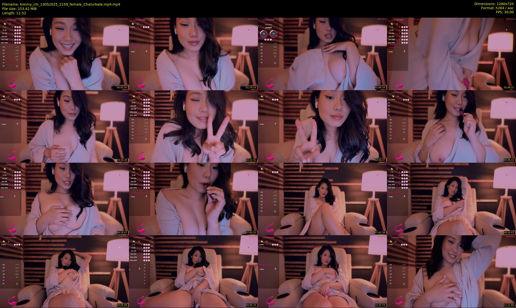 kimmy_chi — 12 minute Chaturbate female cam show recording, 720p, May 13, 2025