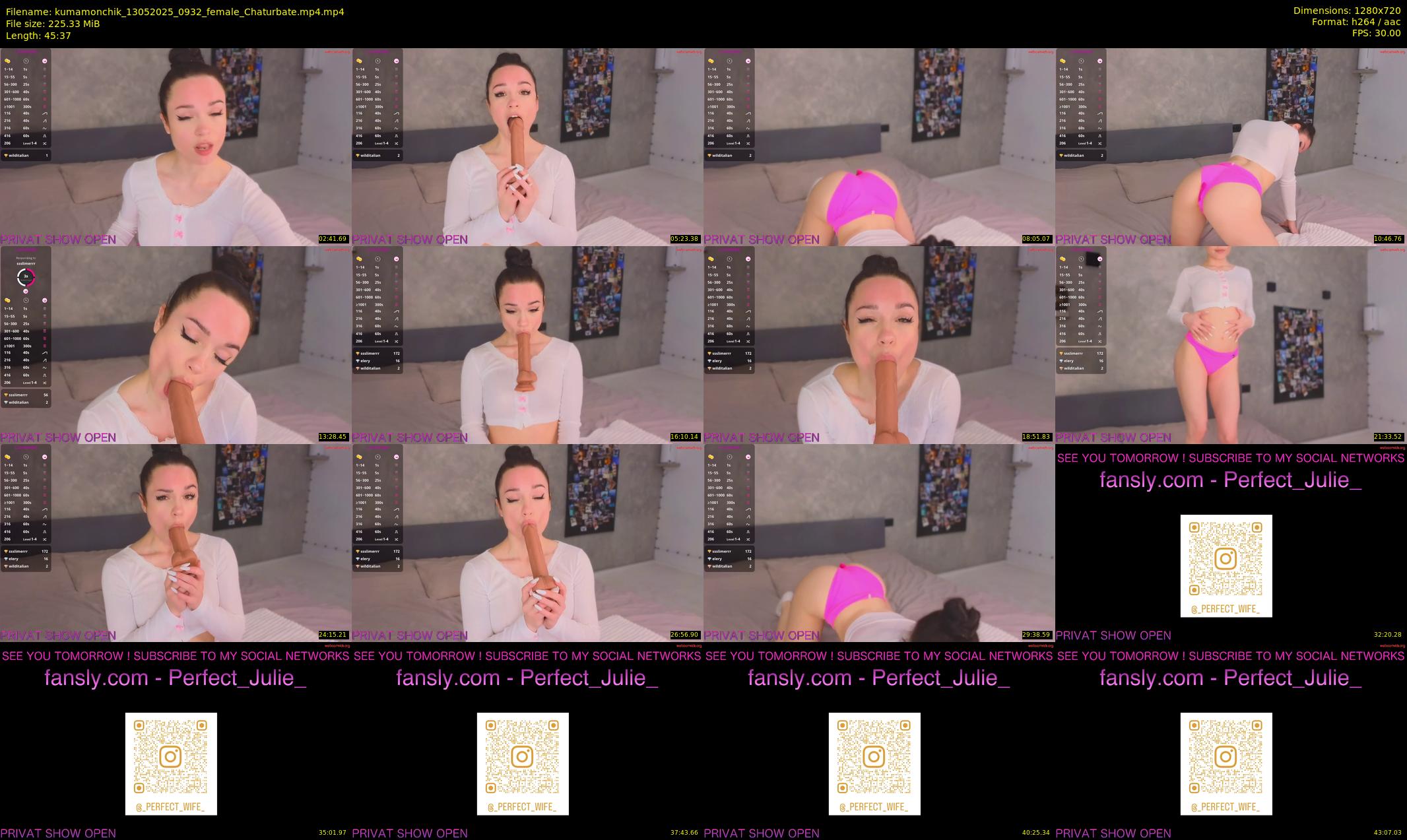 kumamonchik — 46 minute Chaturbate couple cam show recording, 720p, May 13, 2025