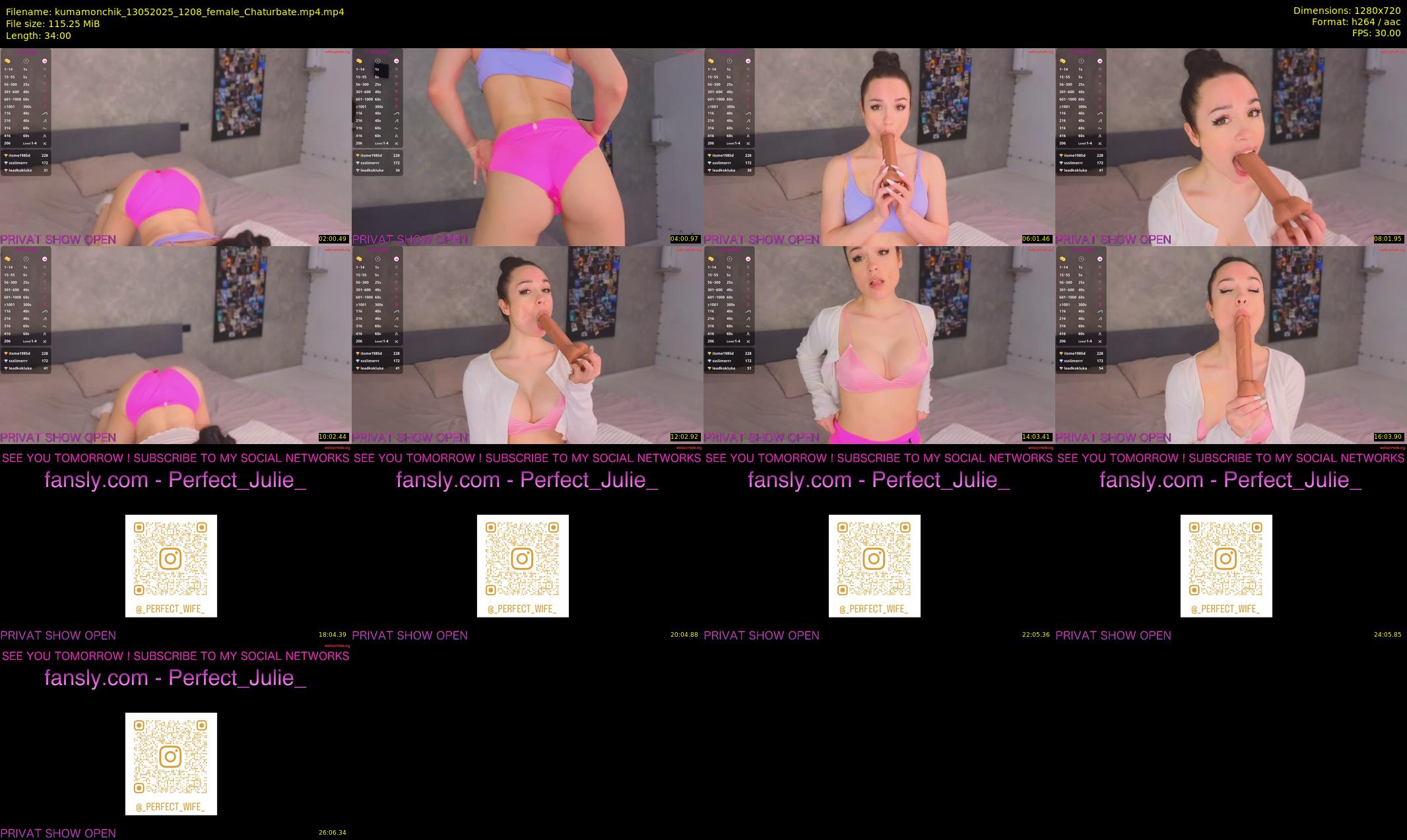 kumamonchik — 34 minute Chaturbate couple cam show recording, 720p, May 13, 2025