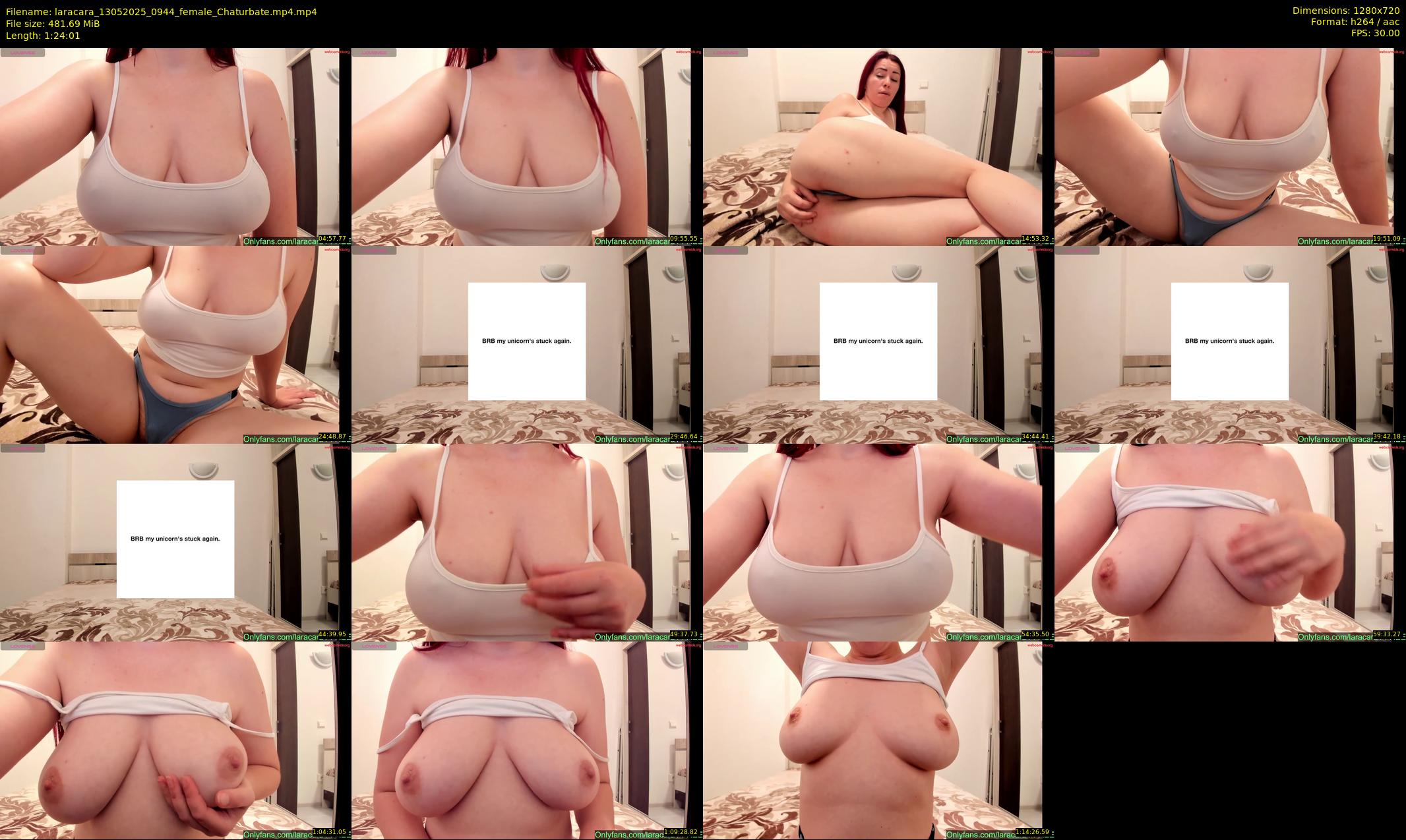 laracara — 85 minute Chaturbate female cam show recording, 720p, May 13, 2025