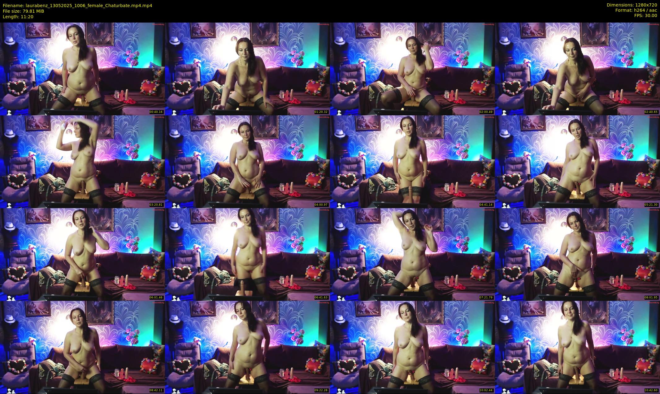 laurabenz — 12 minute Chaturbate female cam show recording, 720p, May 13, 2025
