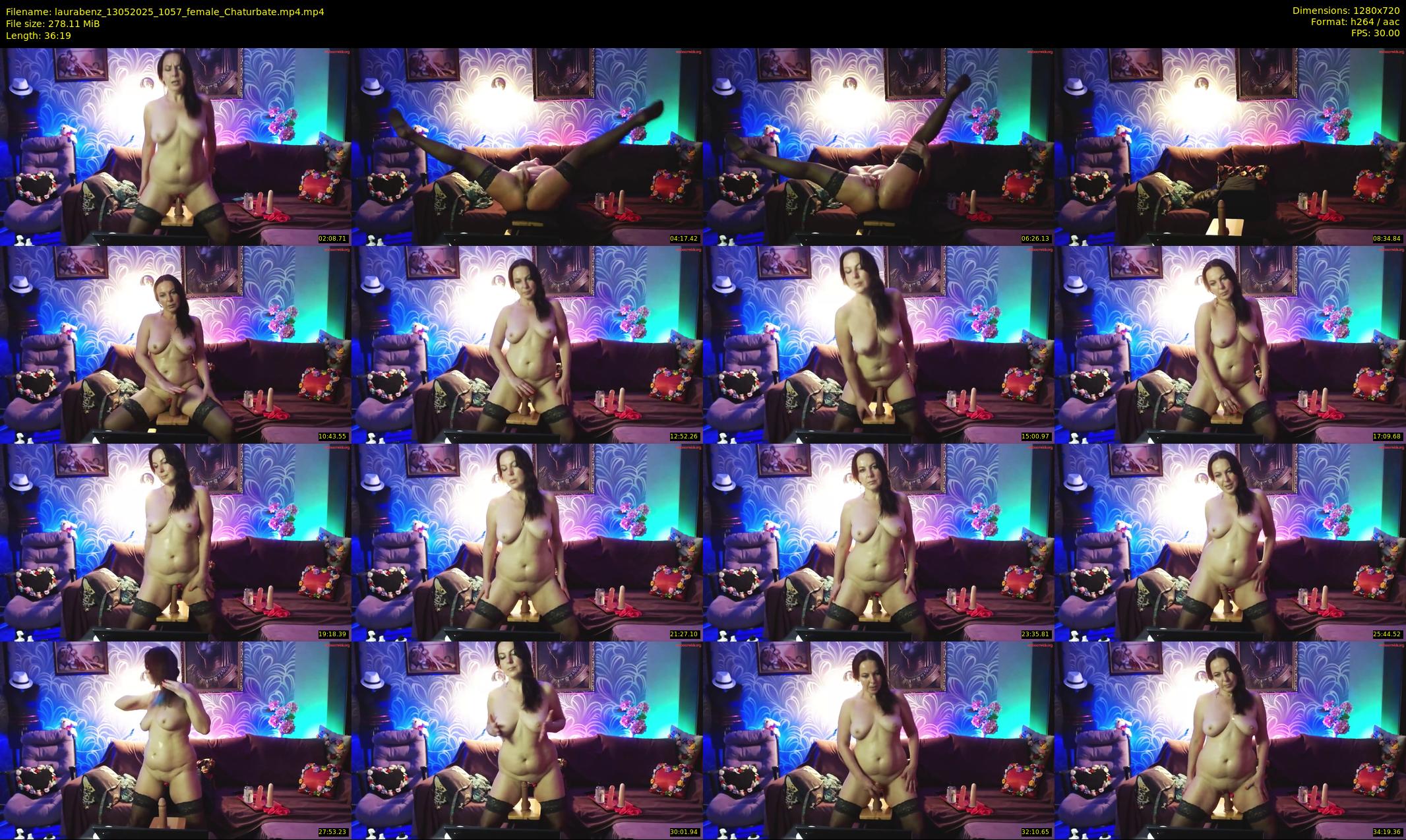 laurabenz — 37 minute Chaturbate female cam show recording, 720p, May 13, 2025