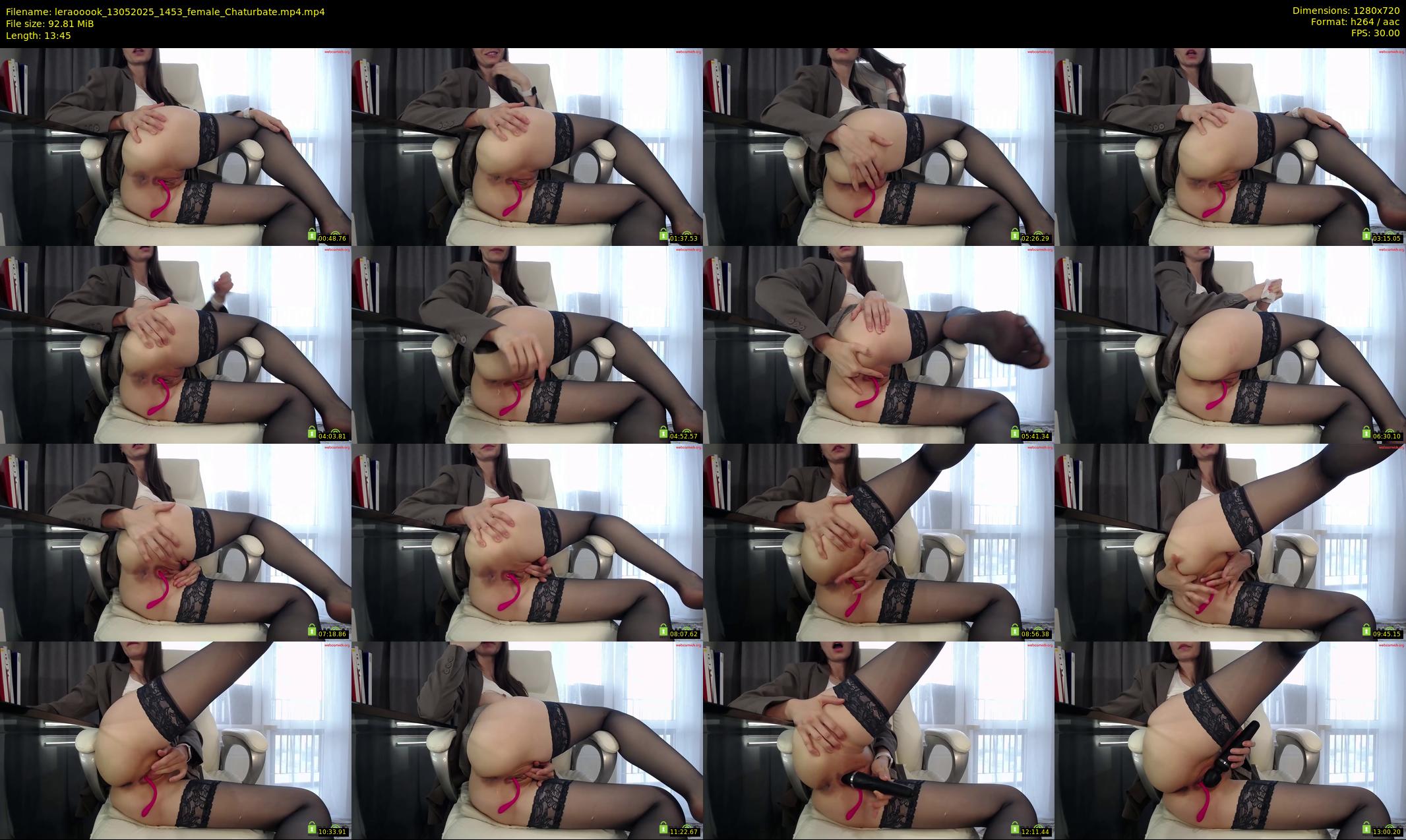 leraooook — 14 minute Chaturbate female cam show recording, 720p, May 13, 2025