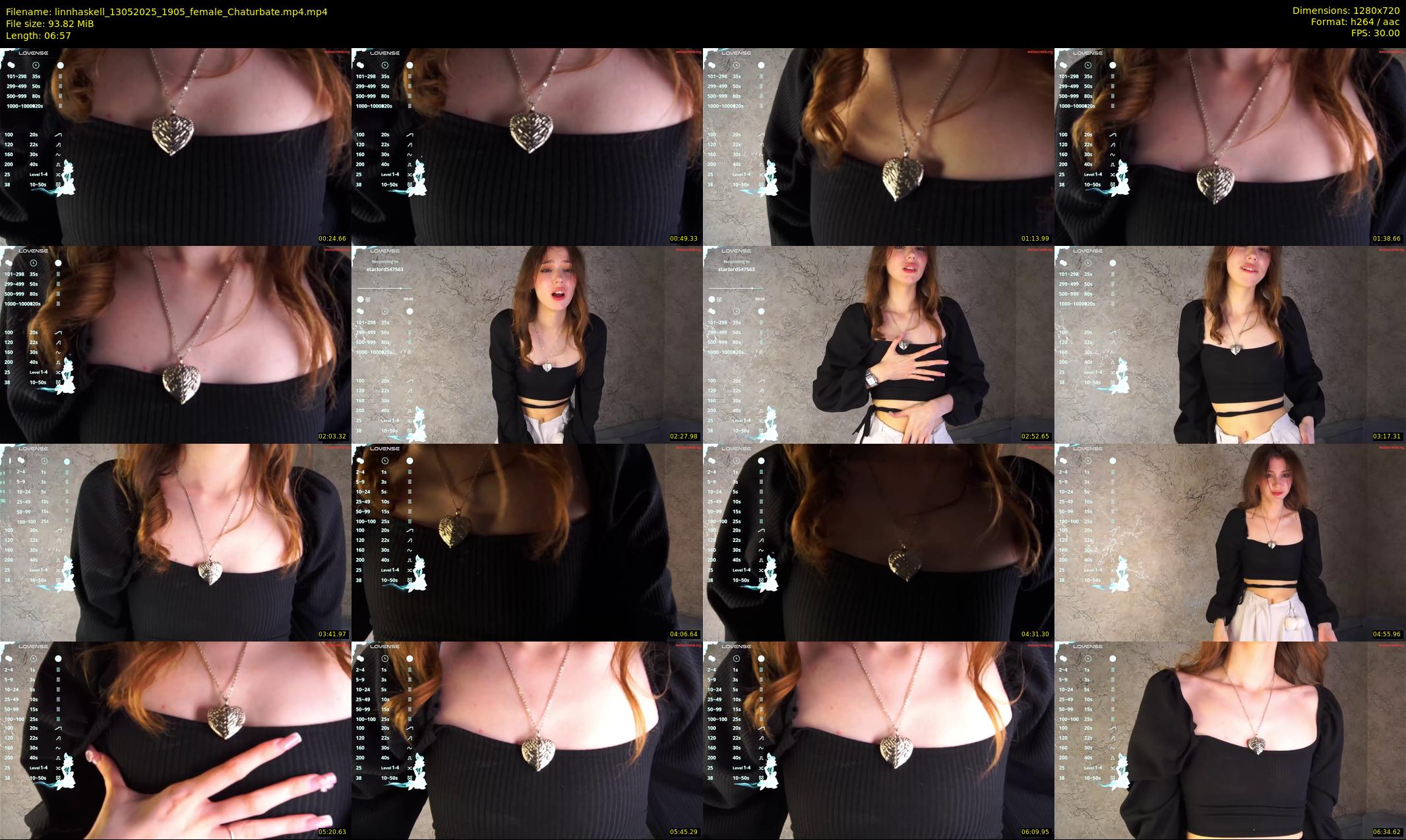 linnhaskell — 7 minute Chaturbate female cam show recording, 720p, May 13, 2025