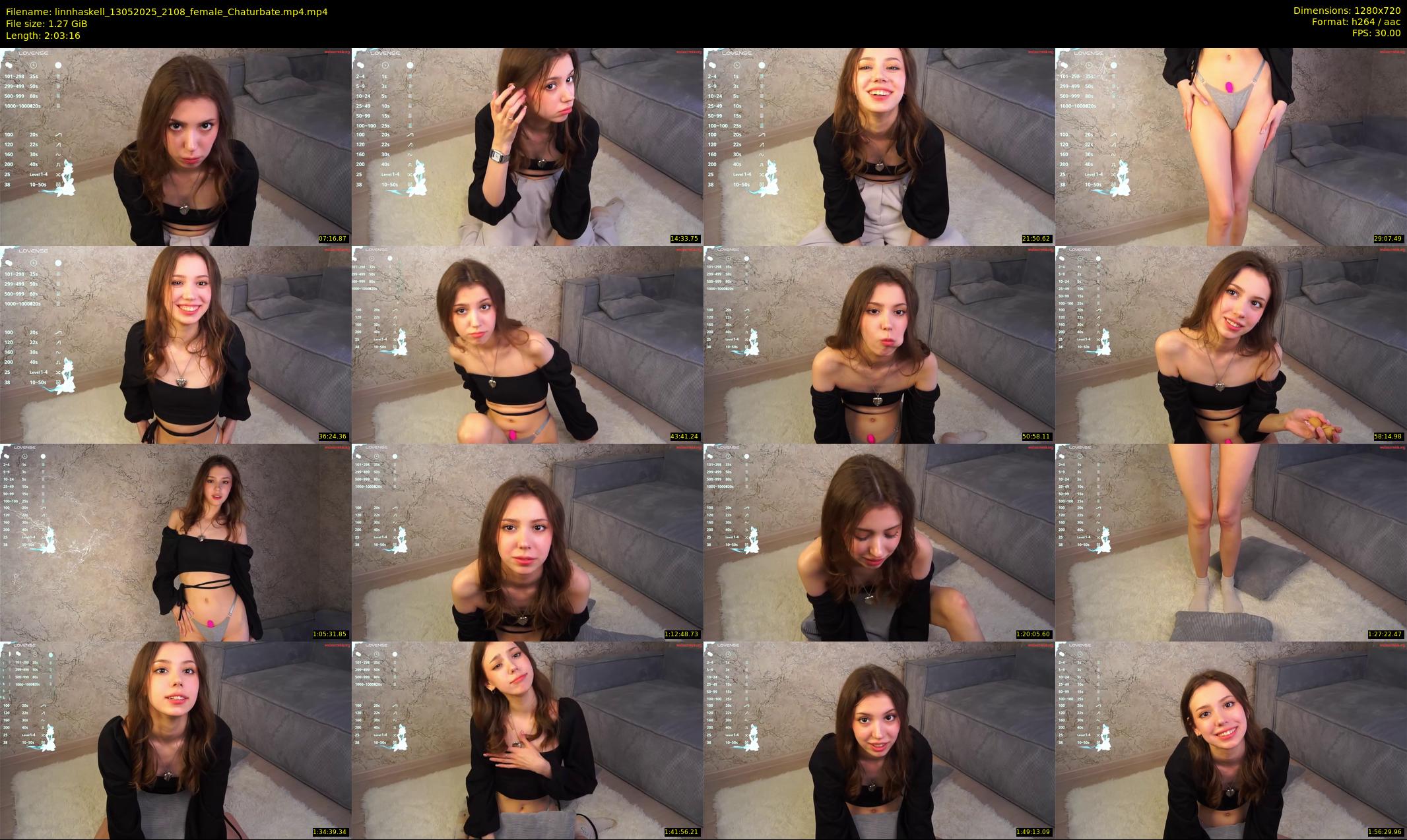 linnhaskell — 124 minute Chaturbate female cam show recording, 720p, May 13, 2025