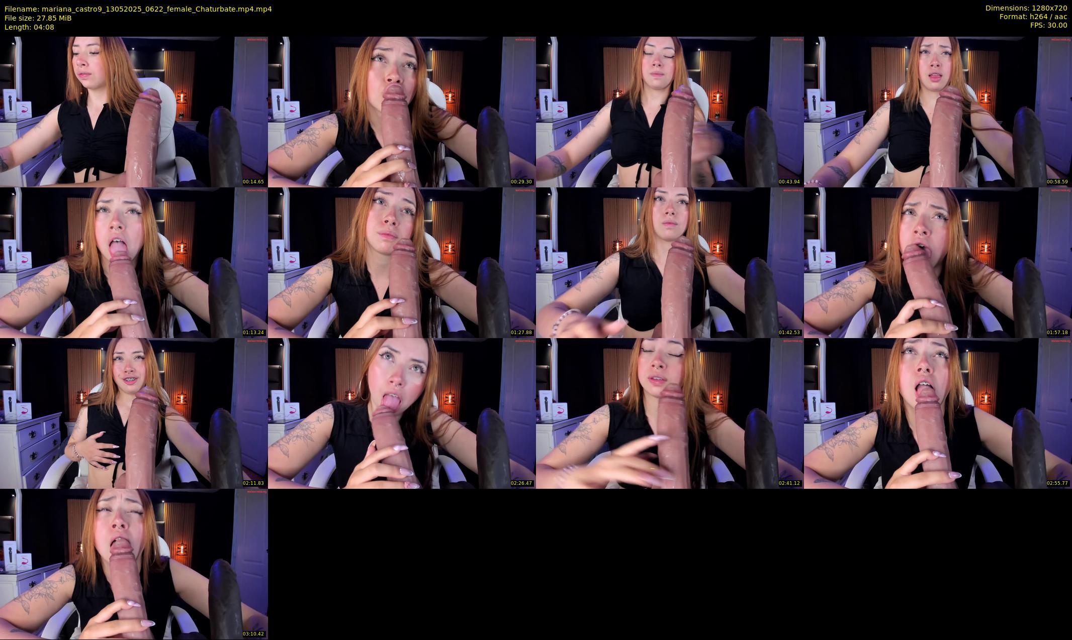 mariana_castro9 — 5 minute Chaturbate female cam show recording, 720p, May 13, 2025