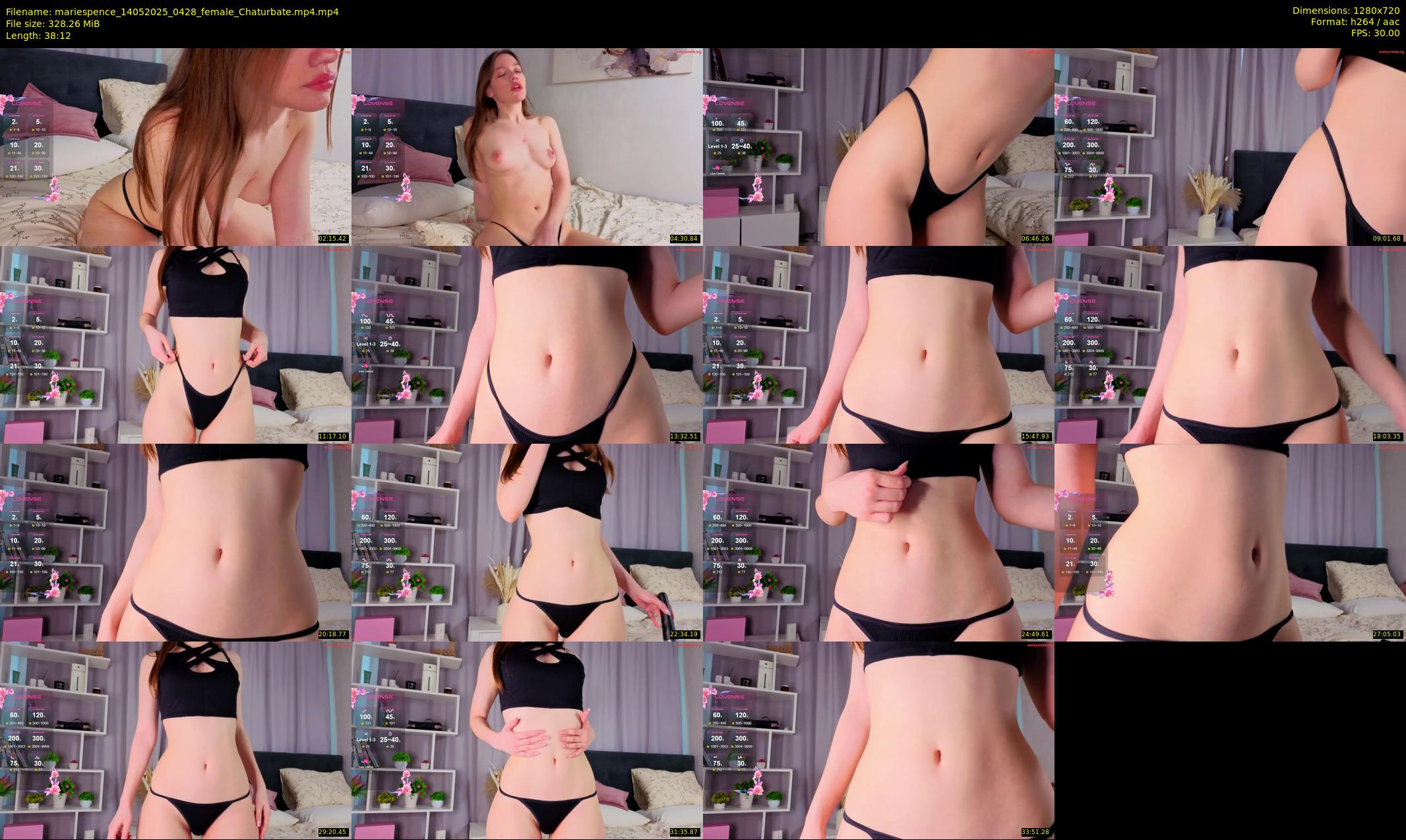 mariespence — 39 minute Chaturbate female cam show recording, 720p, May 14, 2025