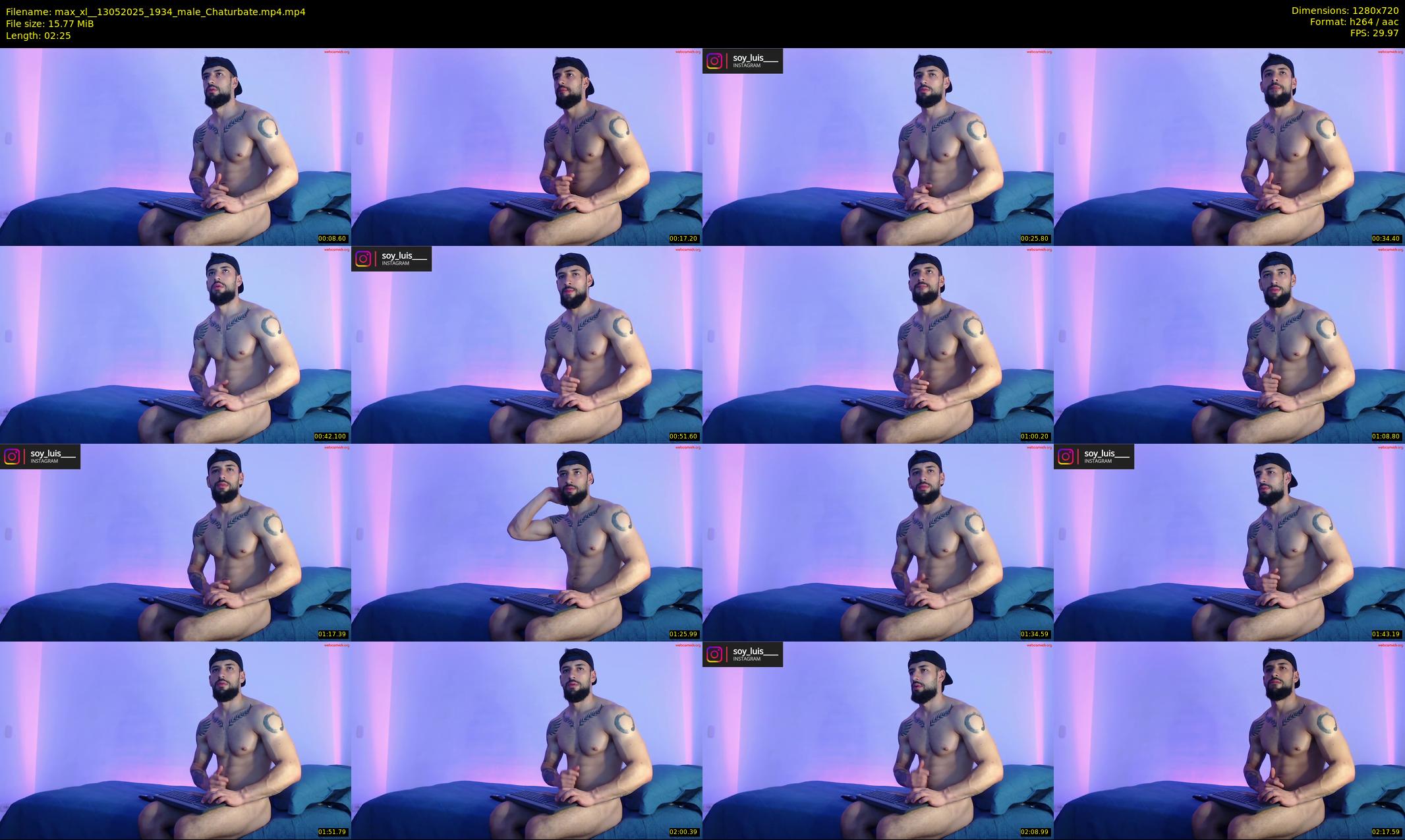 max_xl_ — 3 minute Chaturbate male cam show recording, 720p, May 13, 2025