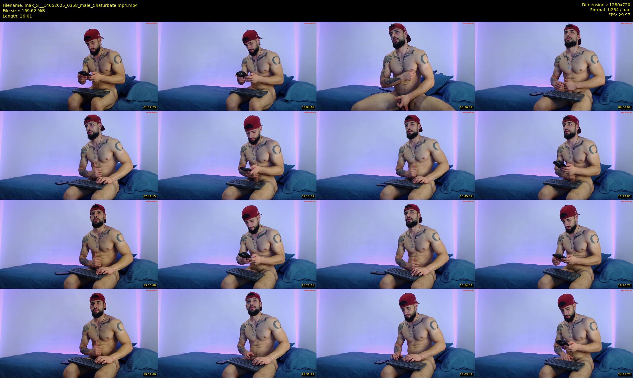 max_xl_ — 27 minute Chaturbate male cam show recording, 720p, May 14, 2025