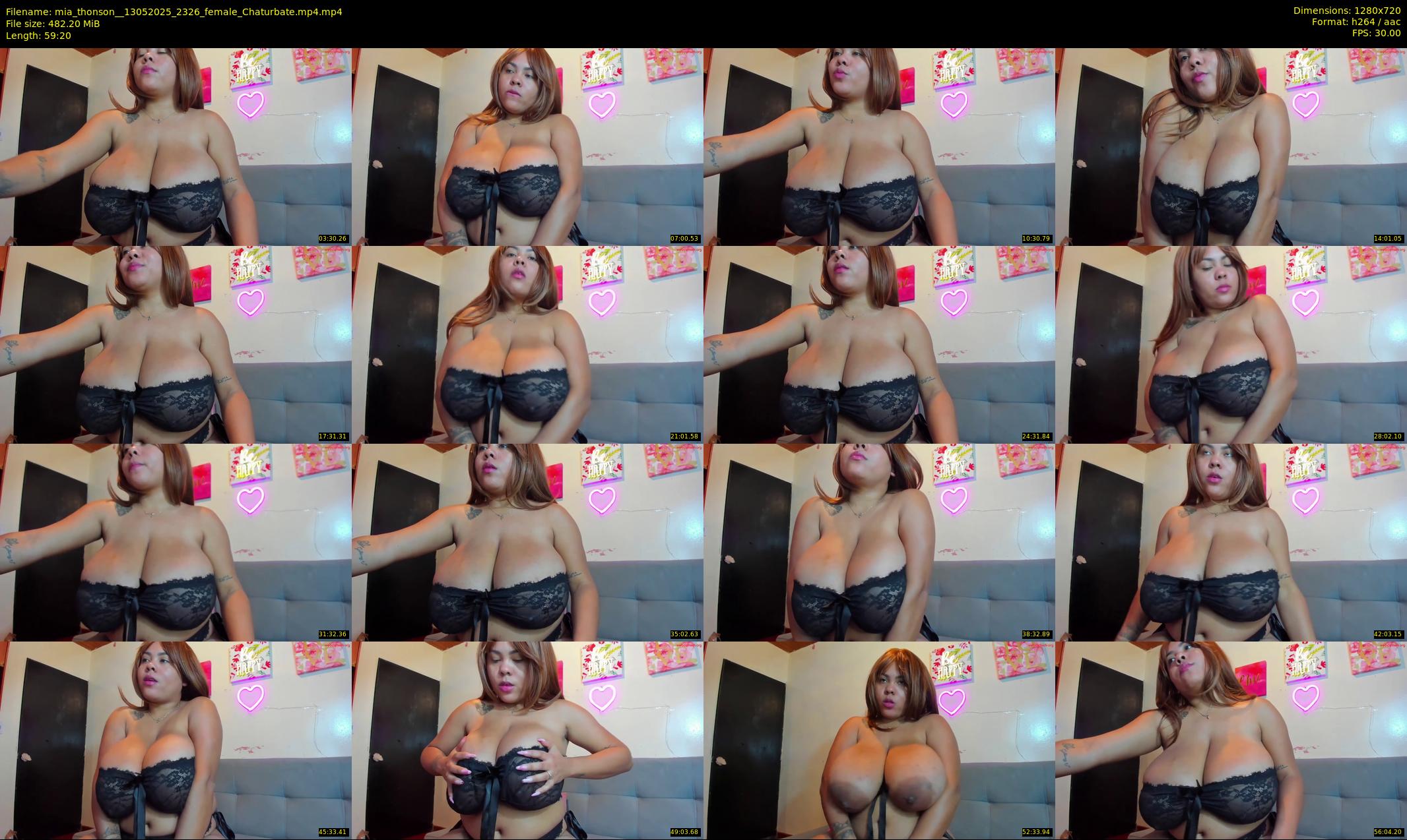 mia_thonson_ — 60 minute Chaturbate female cam show recording, 720p, May 13, 2025