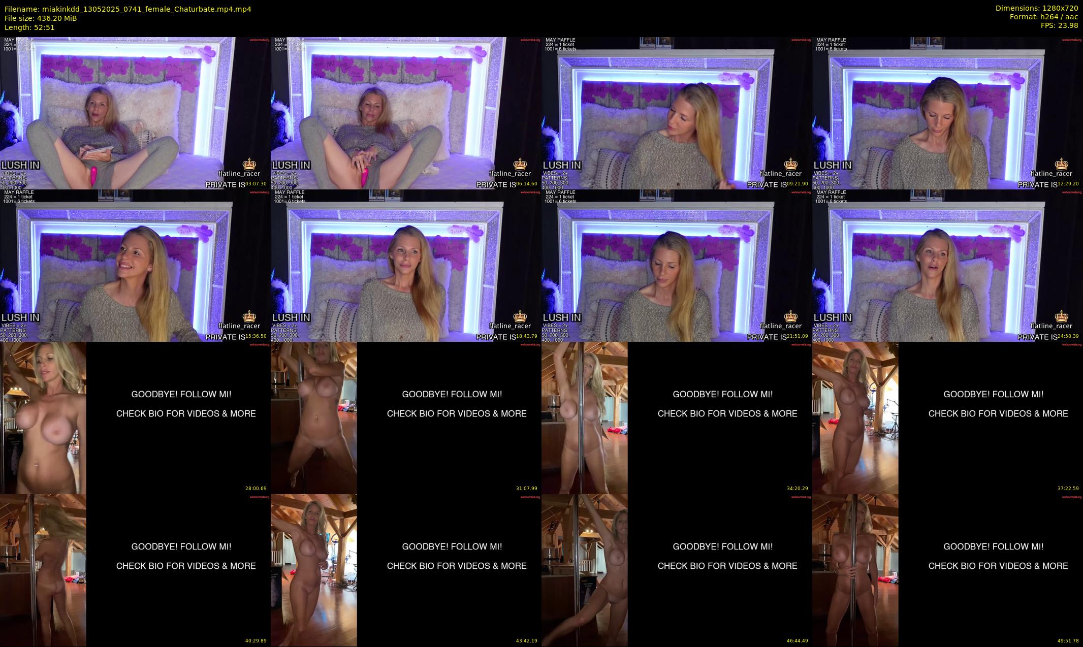miakinkdd — 53 minute Chaturbate female cam show recording, 720p, May 13, 2025