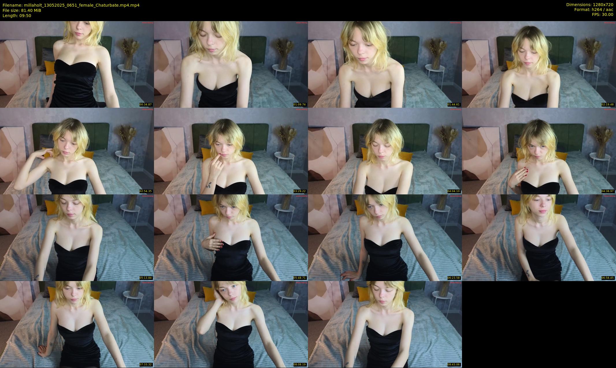 millaholt — 10 minute Chaturbate female cam show recording, 720p, May 13, 2025