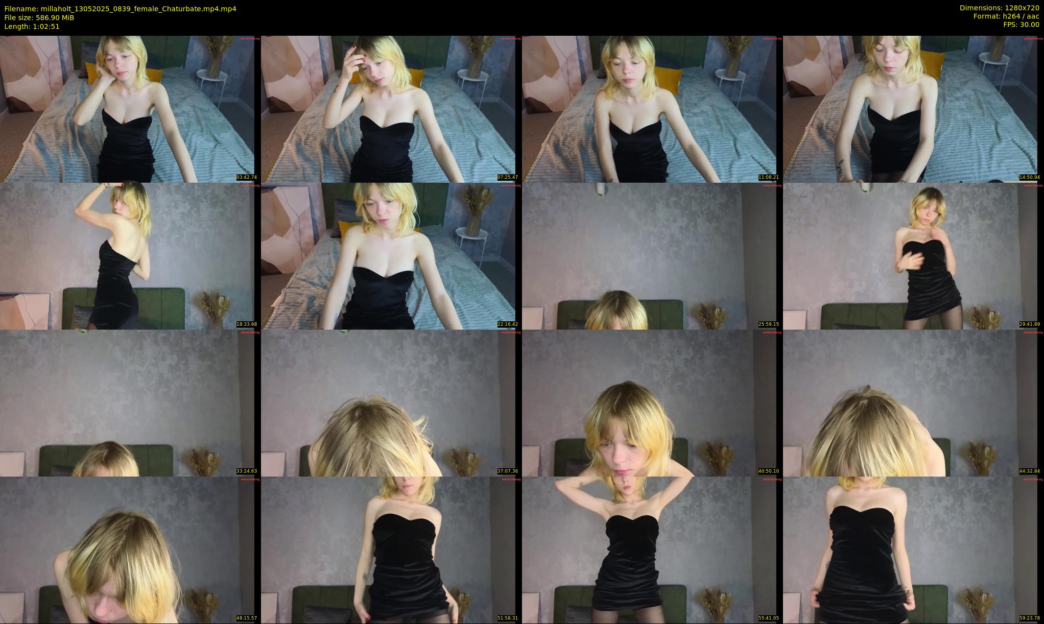 millaholt — 63 minute Chaturbate female cam show recording, 720p, May 13, 2025
