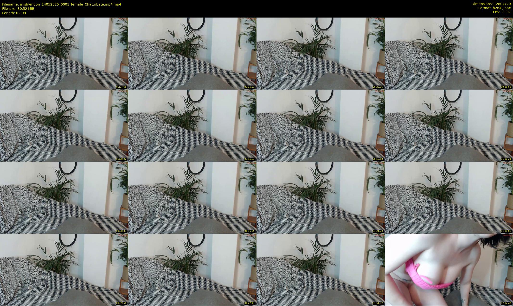 mishymoon — 3 minute Chaturbate female cam show recording, 720p, May 14, 2025