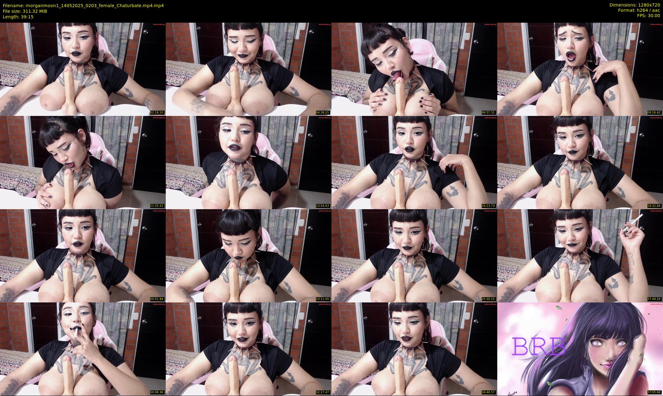morganmoon1 — 40 minute Chaturbate female cam show recording, 720p, May 14, 2025