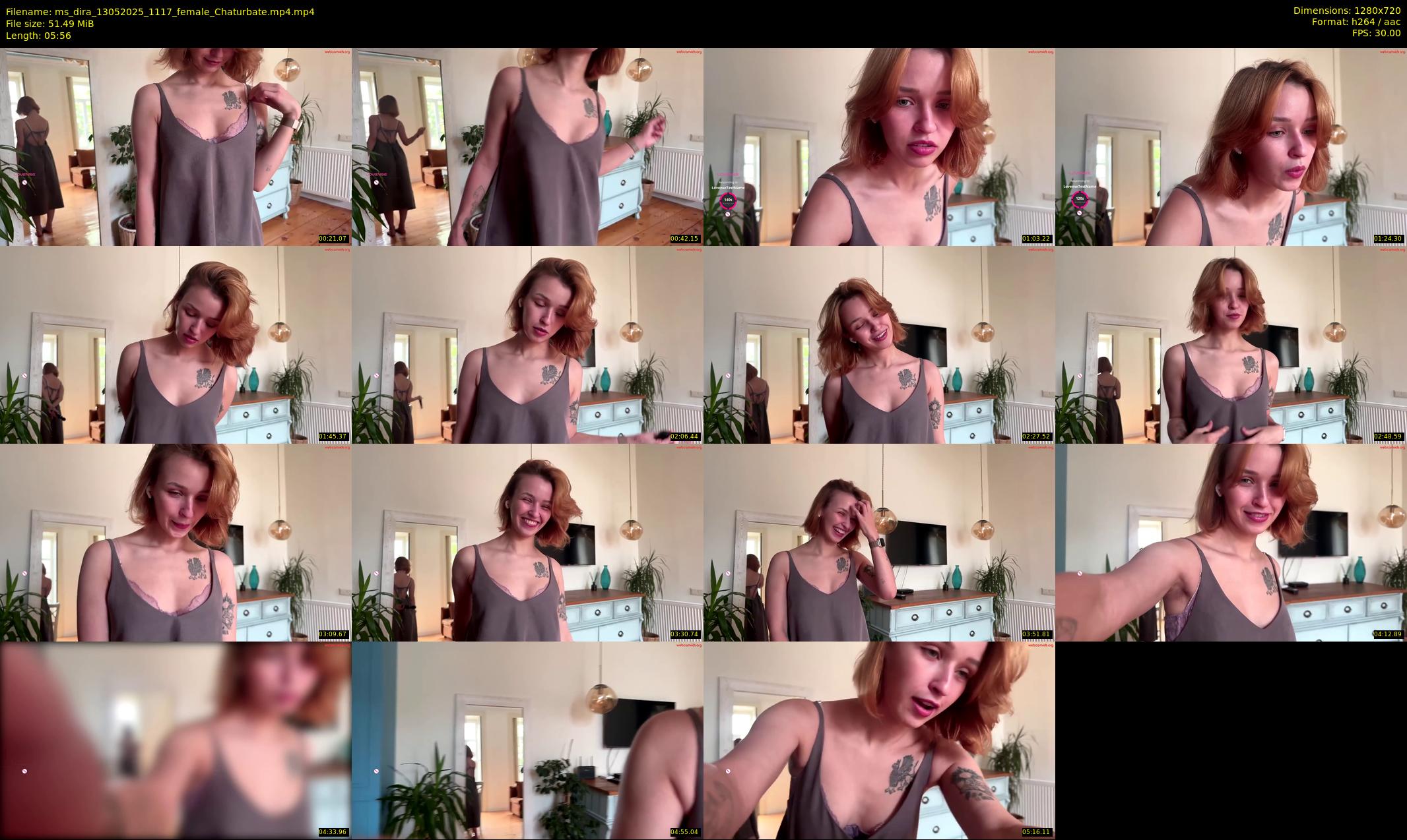 ms_dira — 6 minute Chaturbate female cam show recording, 720p, May 13, 2025