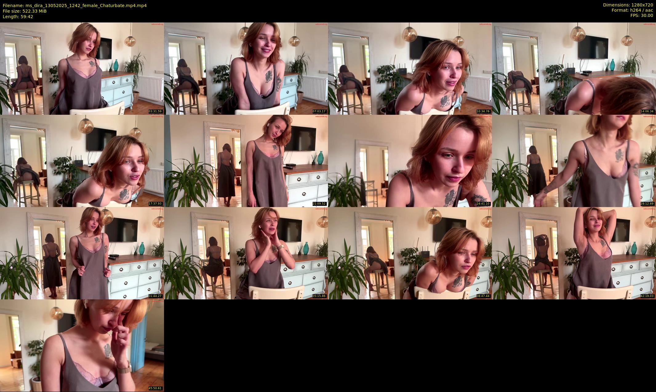 ms_dira — 60 minute Chaturbate female cam show recording, 720p, May 13, 2025