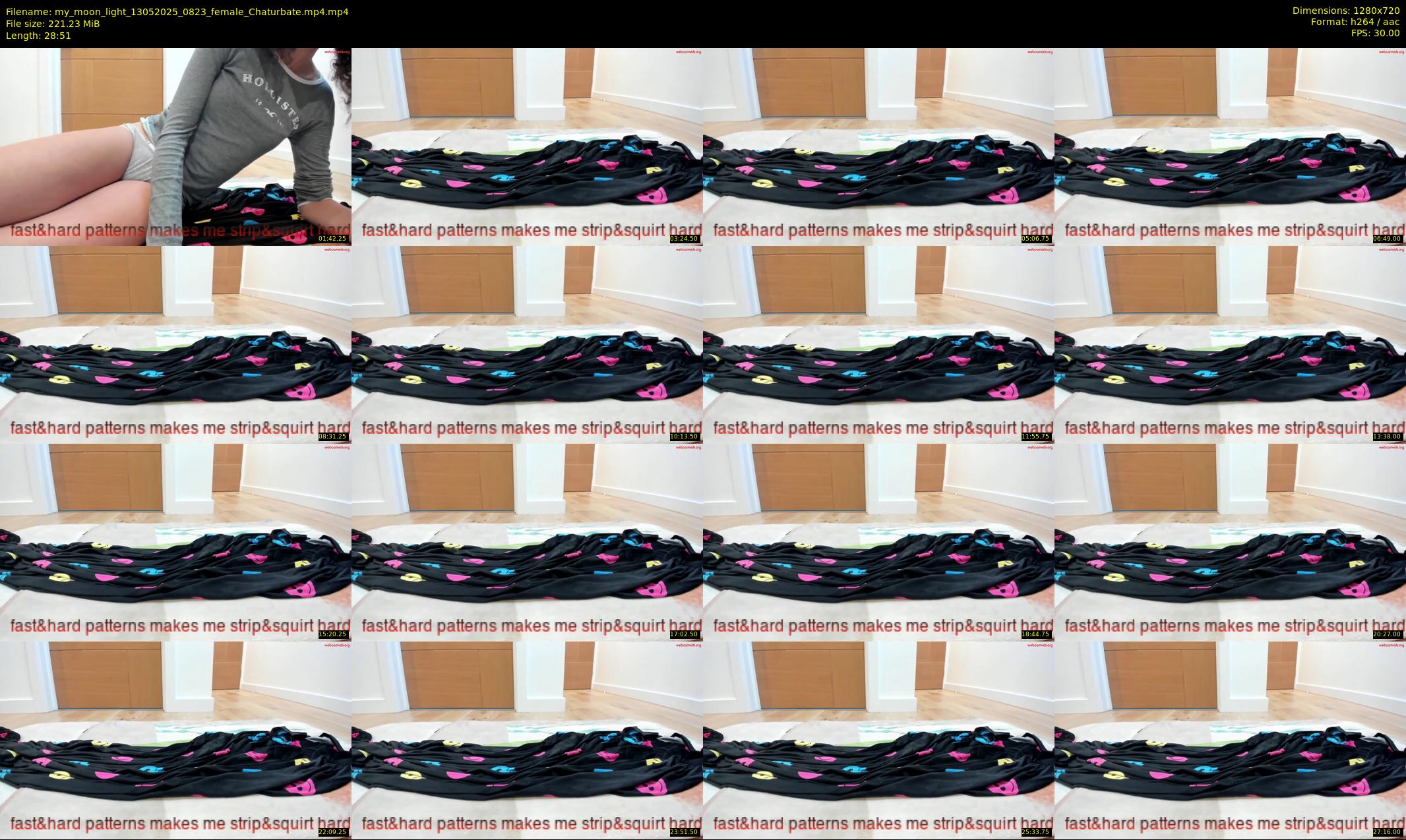 my_moon_light — 29 minute Chaturbate female cam show recording, 720p, May 13, 2025