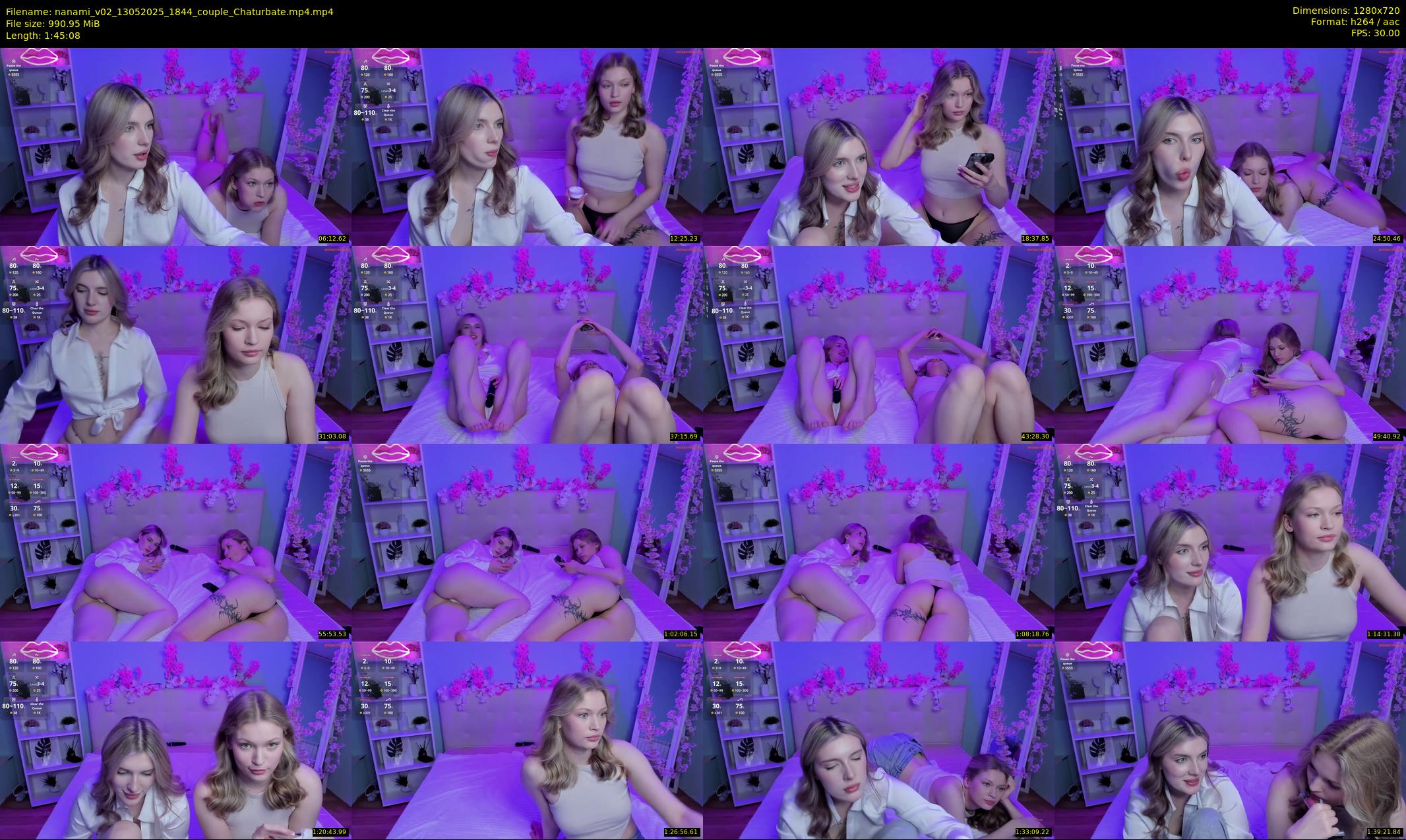 nanami_v02 — 106 minute Chaturbate couple cam show recording, 720p, May 13, 2025