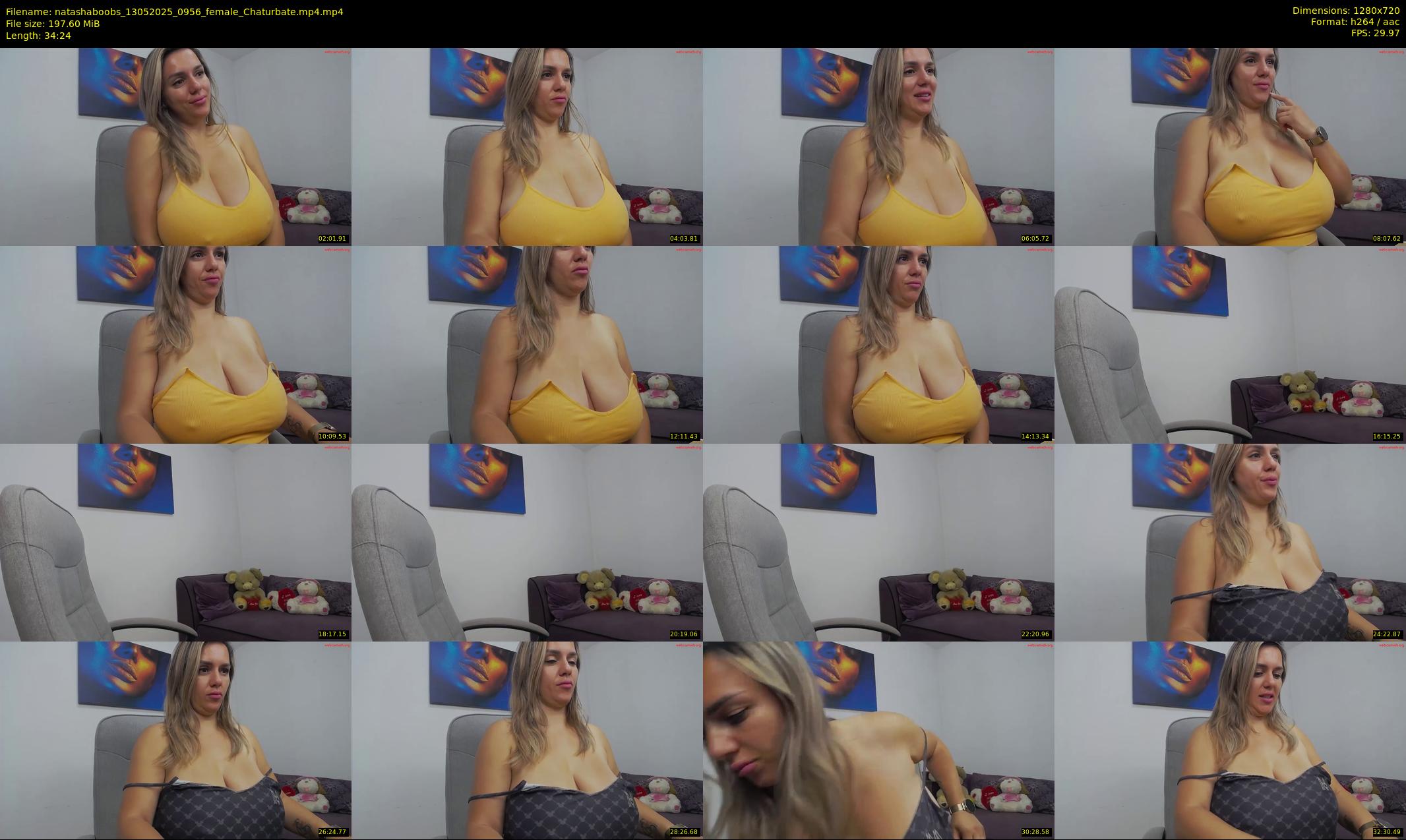 natashaboobs — 35 minute Chaturbate female cam show recording, 720p, May 13, 2025
