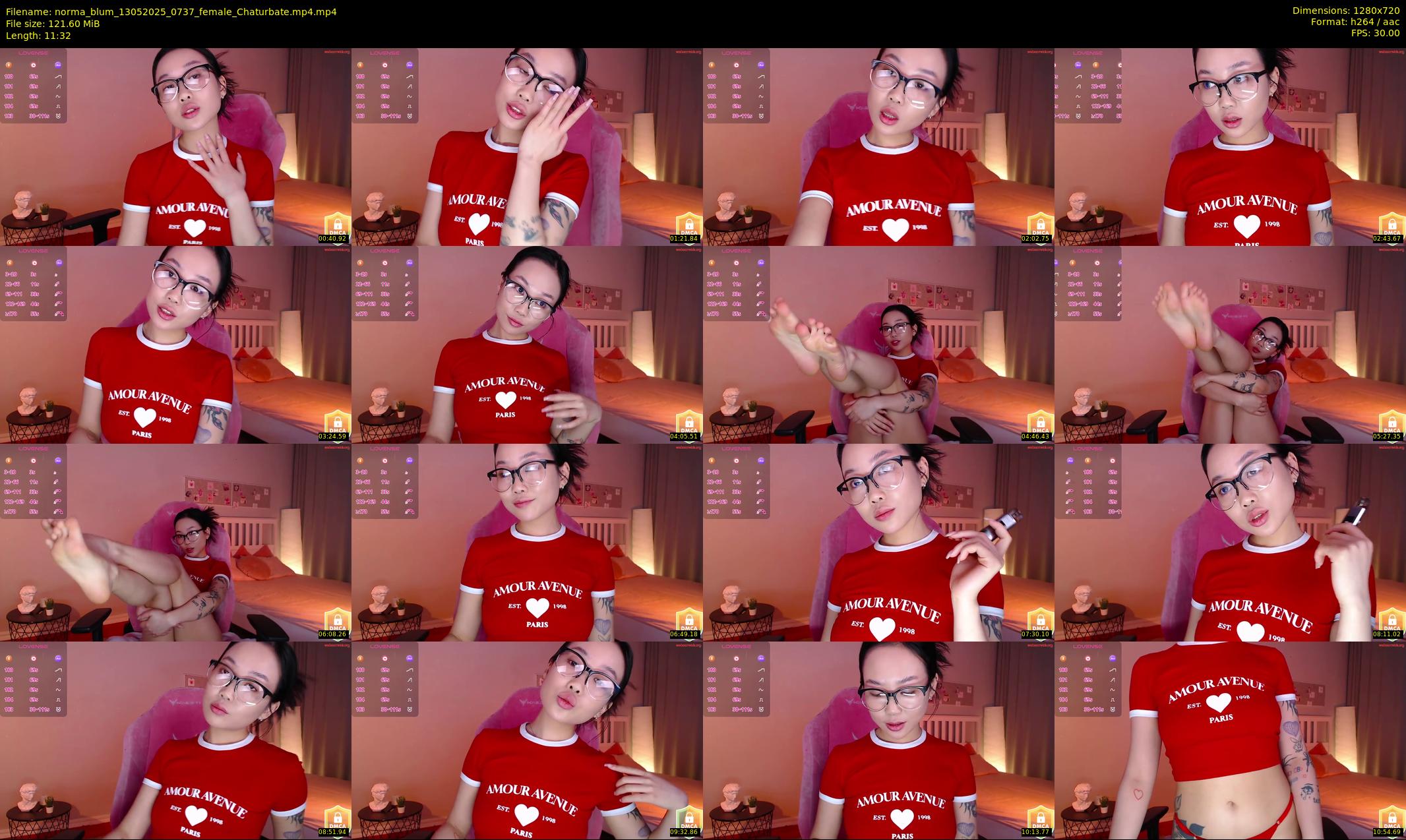 norma_blum — 12 minute Chaturbate female cam show recording, 720p, May 13, 2025