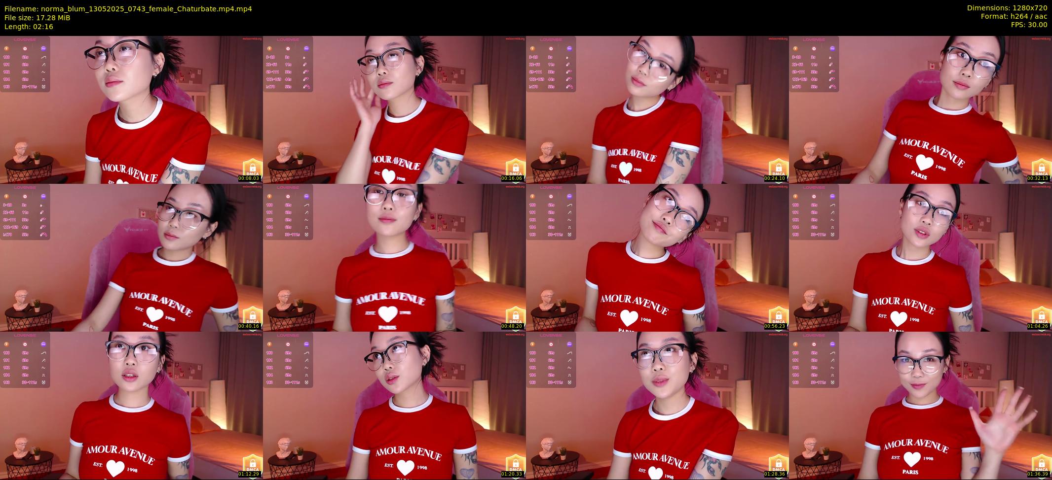 norma_blum — 3 minute Chaturbate female cam show recording, 720p, May 13, 2025