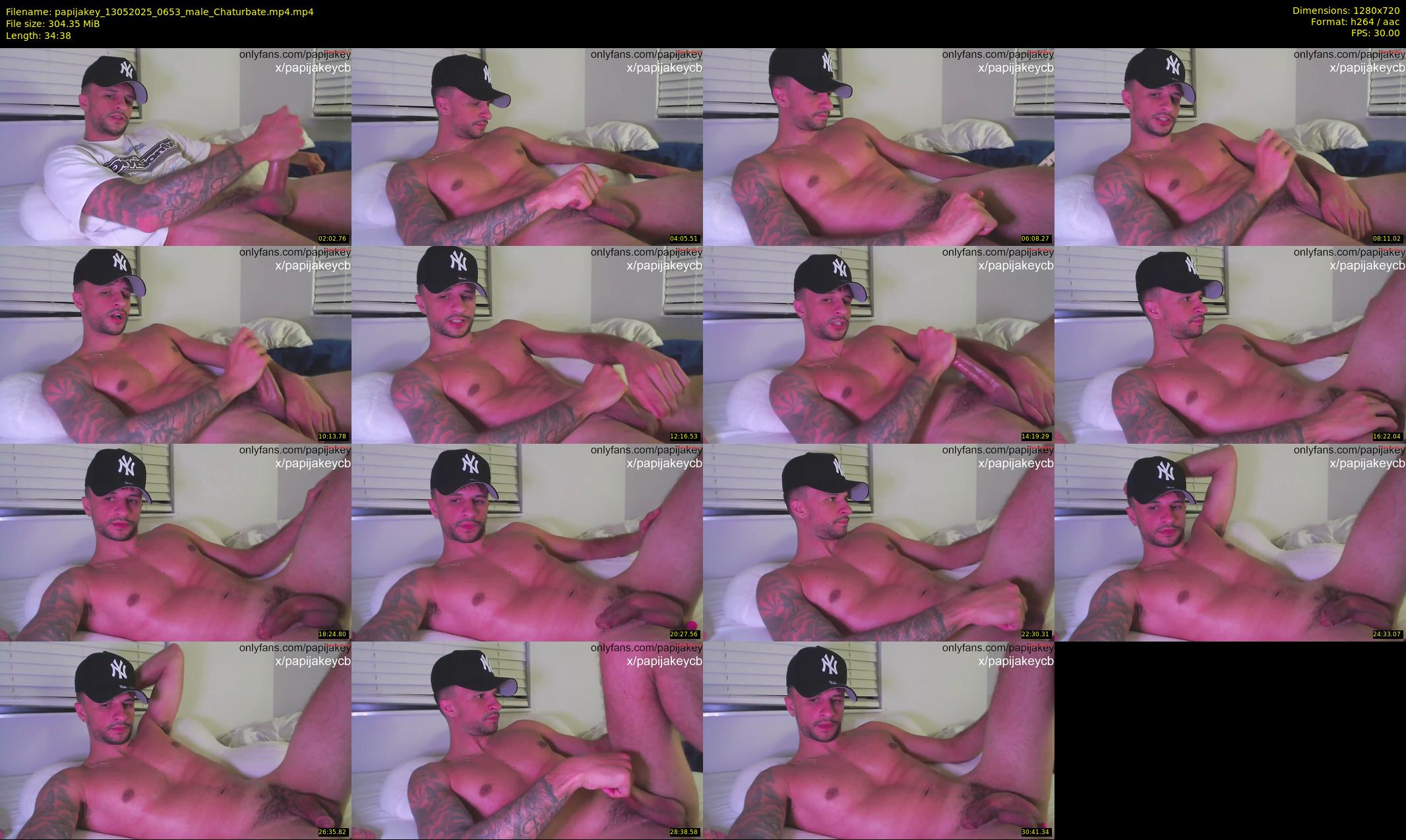 papijakey — 35 minute Chaturbate male cam show recording, 720p, May 13, 2025
