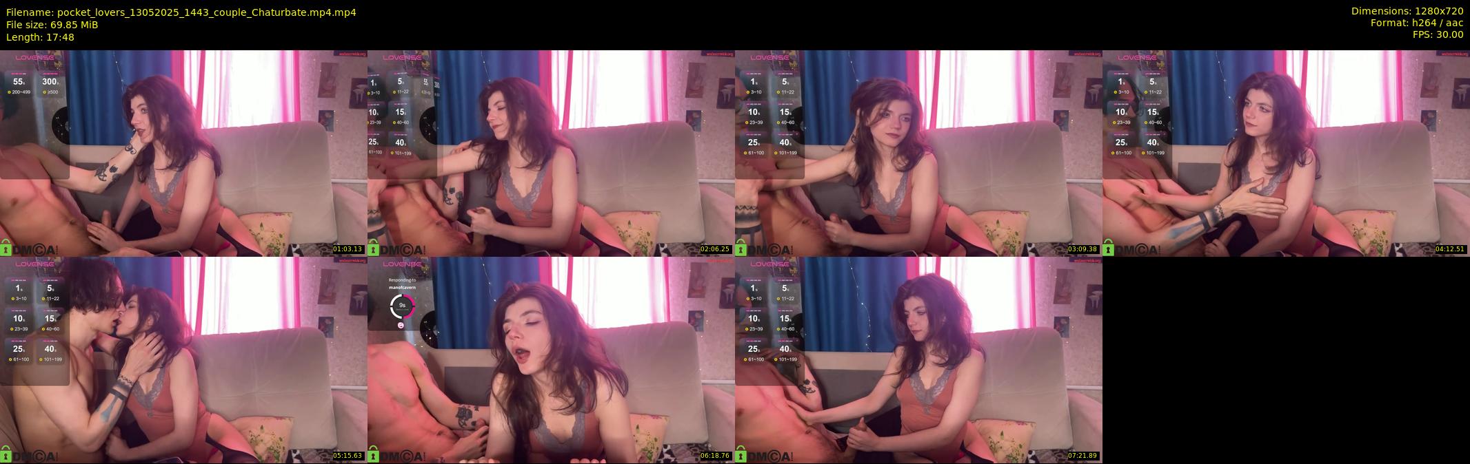 pocket_lovers — 18 minute Chaturbate couple cam show recording, 720p, May 13, 2025