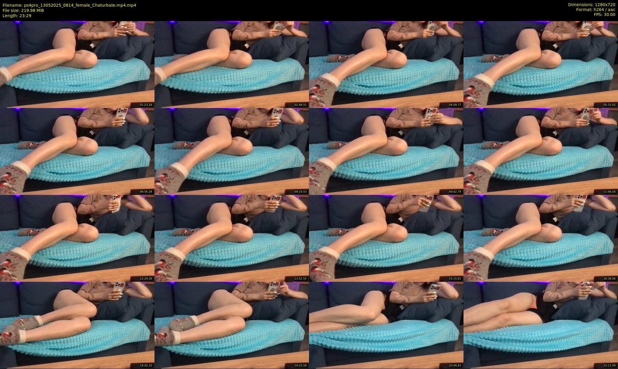 ps4pro — 24 minute Chaturbate female cam show recording, 720p, May 13, 2025