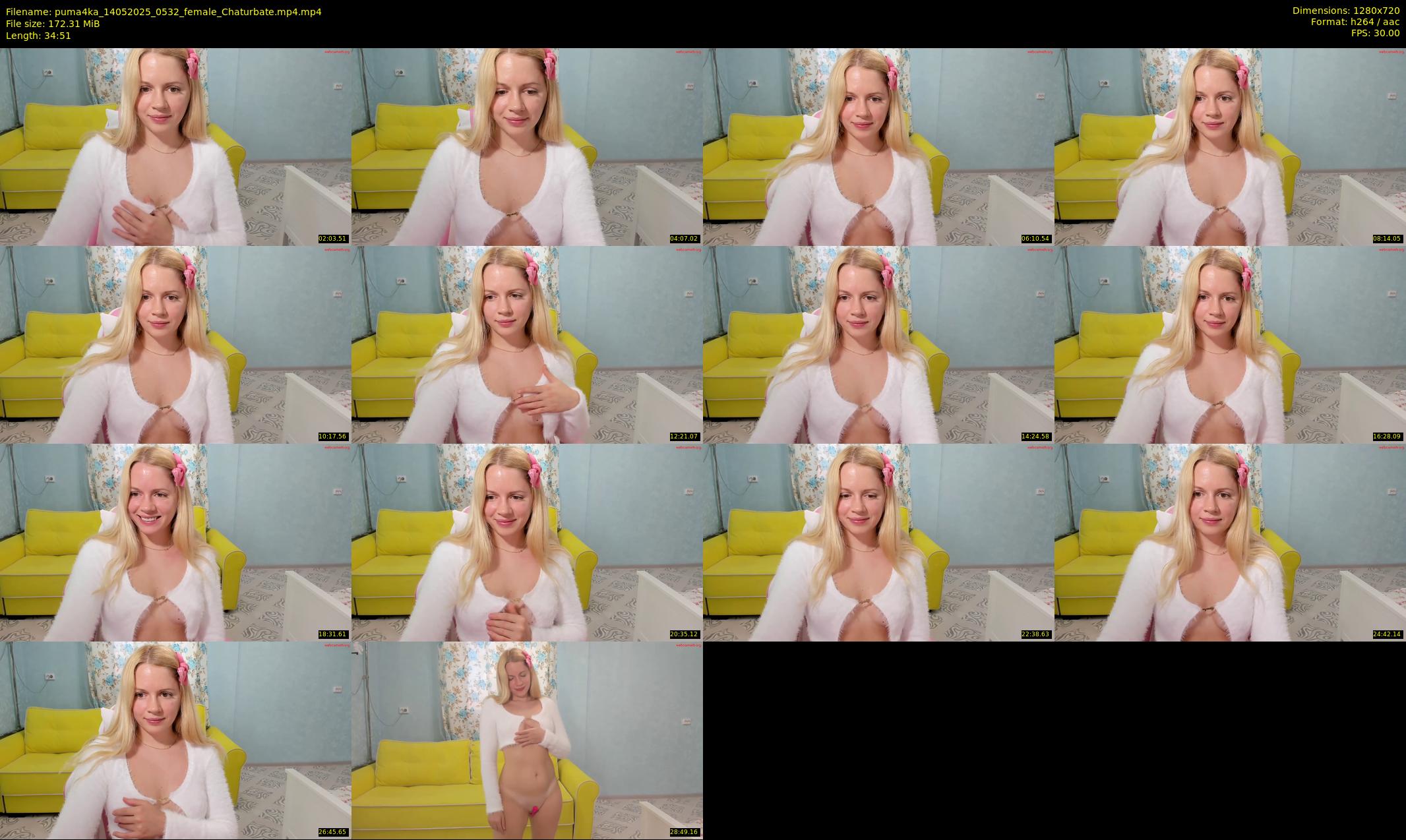 puma4ka — 35 minute Chaturbate female cam show recording, 720p, May 14, 2025