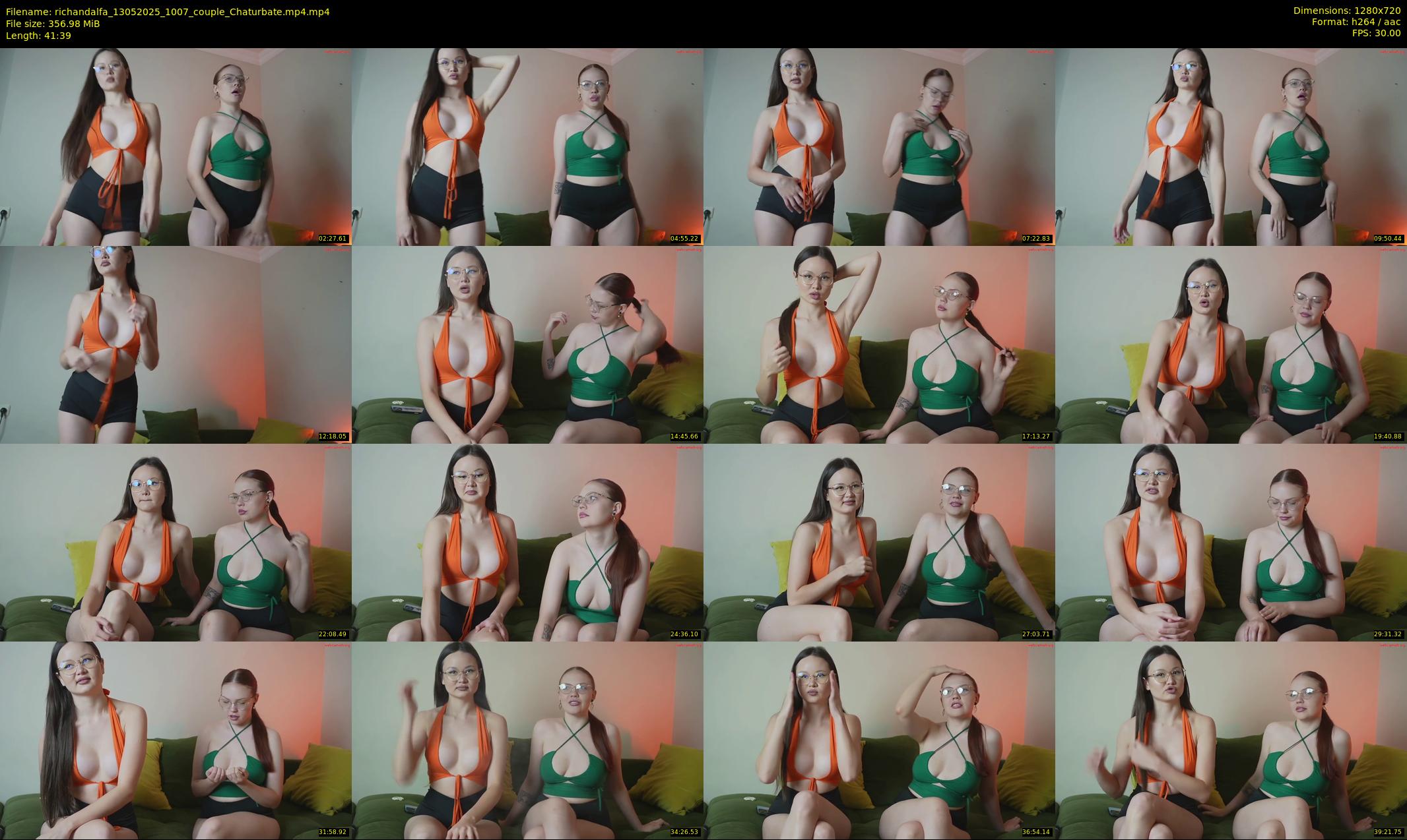 richandalfa — 42 minute Chaturbate couple cam show recording, 720p, May 13, 2025