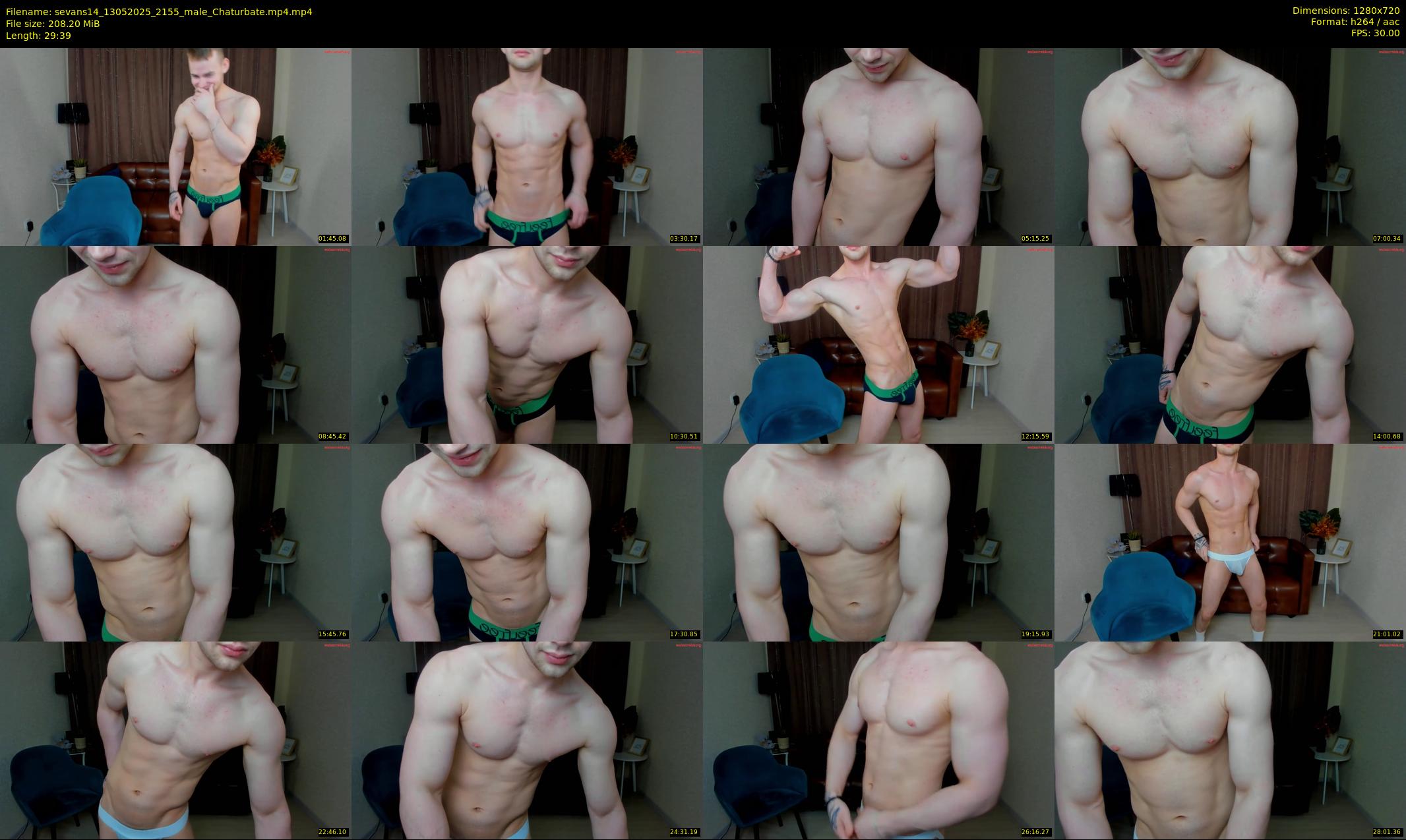 sevans14 — 30 minute Chaturbate male cam show recording, 720p, May 13, 2025