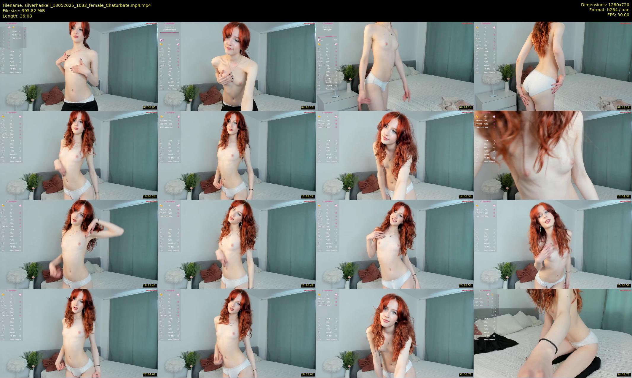 silverhaskell — 37 minute Chaturbate female cam show recording, 720p, May 13, 2025