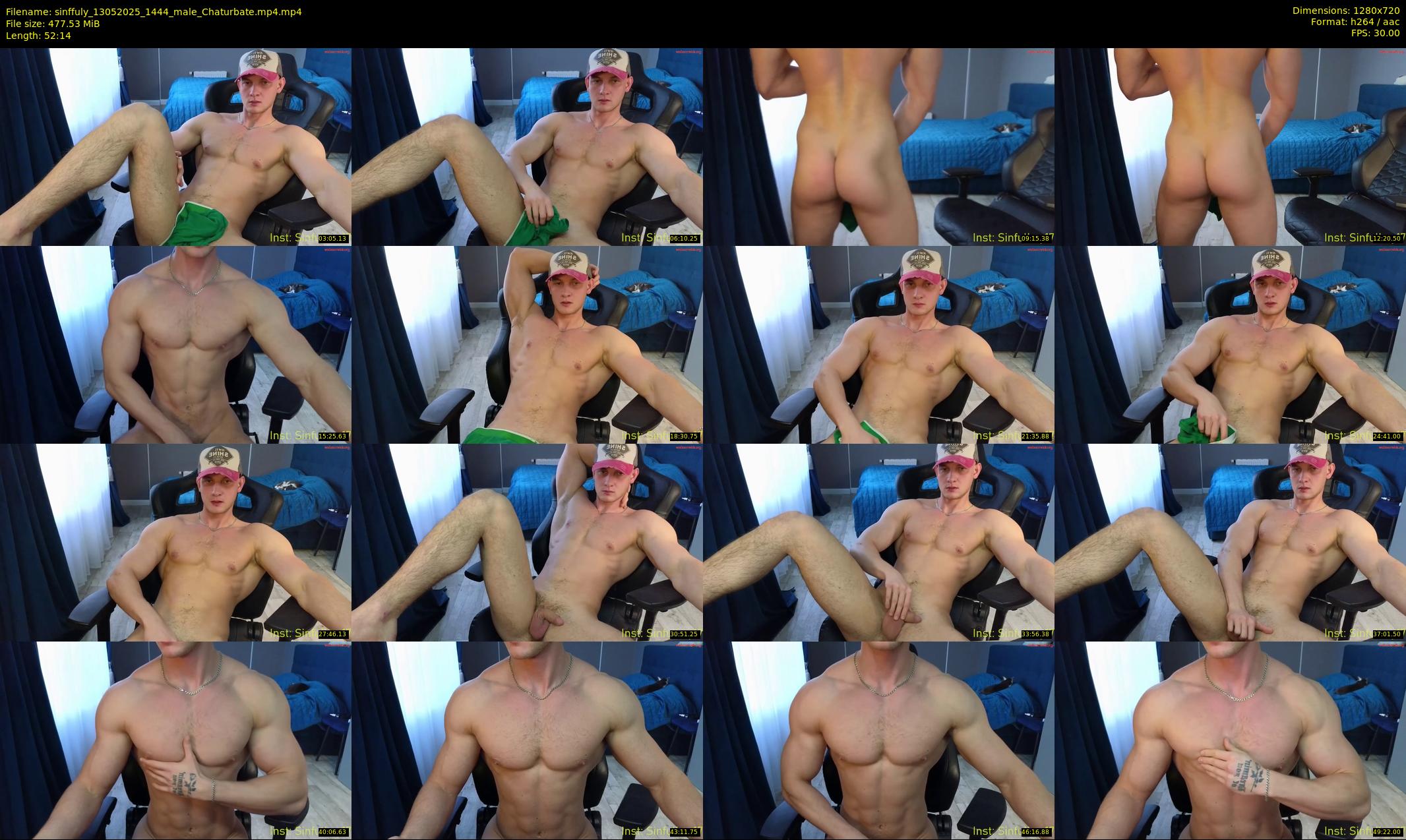 sinffuly — 53 minute Chaturbate male cam show recording, 720p, May 13, 2025