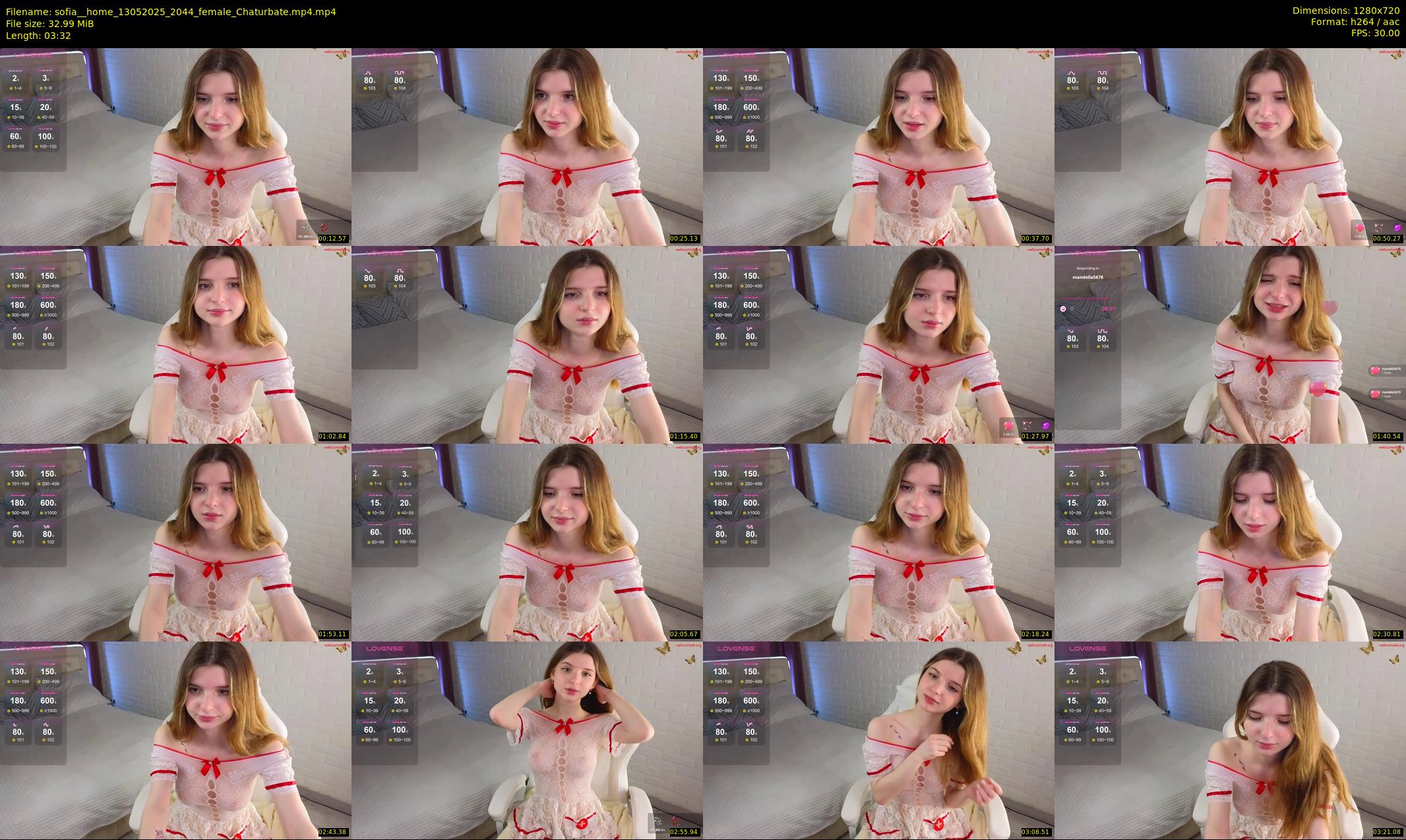 sofia__home — 4 minute Chaturbate female cam show recording, 720p, May 13, 2025