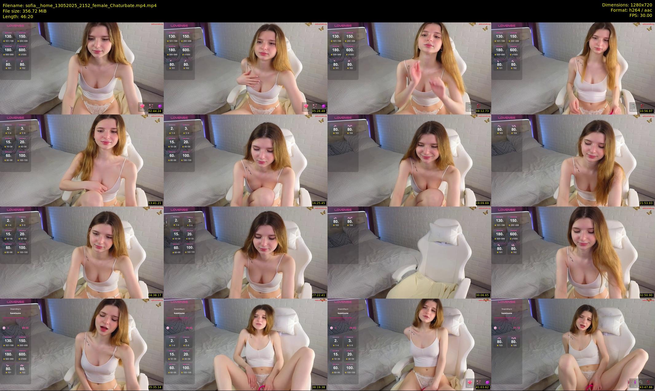 sofia__home — 47 minute Chaturbate female cam show recording, 720p, May 13, 2025