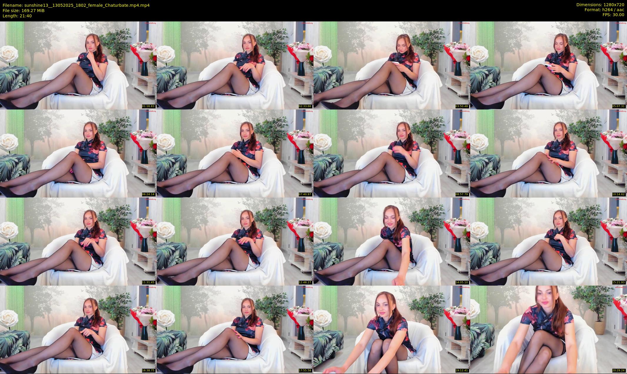 sunshine13_ — 22 minute Chaturbate female cam show recording, 720p, May 13, 2025