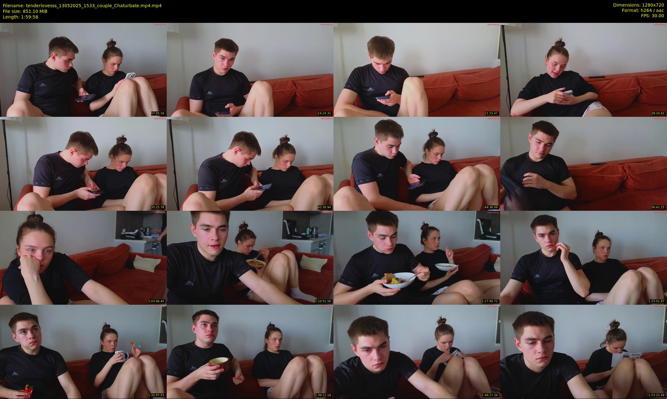 tenderlovesss — 120 minute Chaturbate couple cam show recording, 720p, May 13, 2025