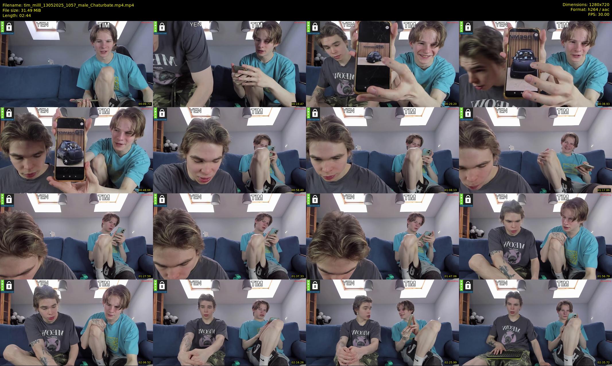 tim_milll — 3 minute Chaturbate male cam show recording, 720p, May 13, 2025