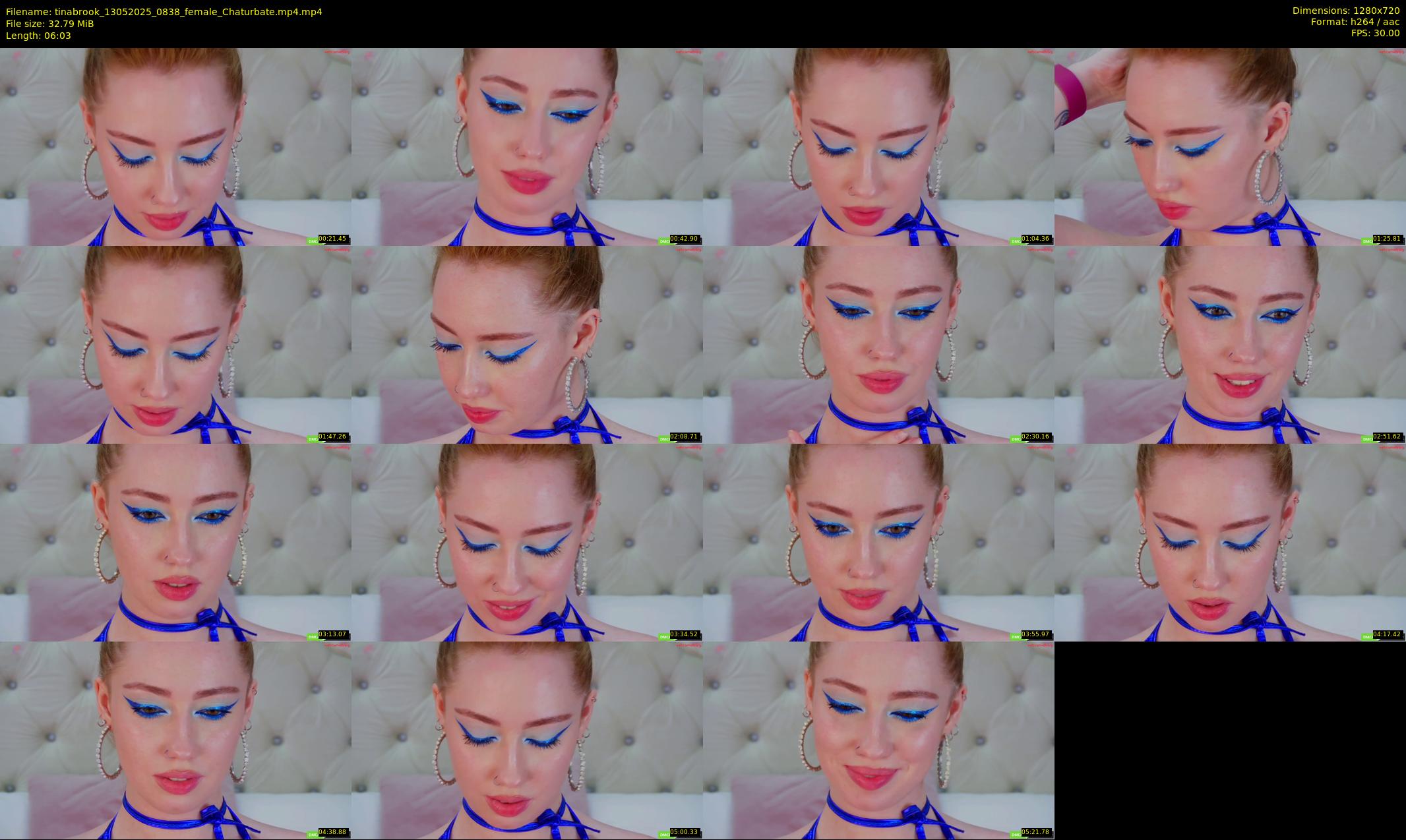 tinabrook — 7 minute Chaturbate female cam show recording, 720p, May 13, 2025