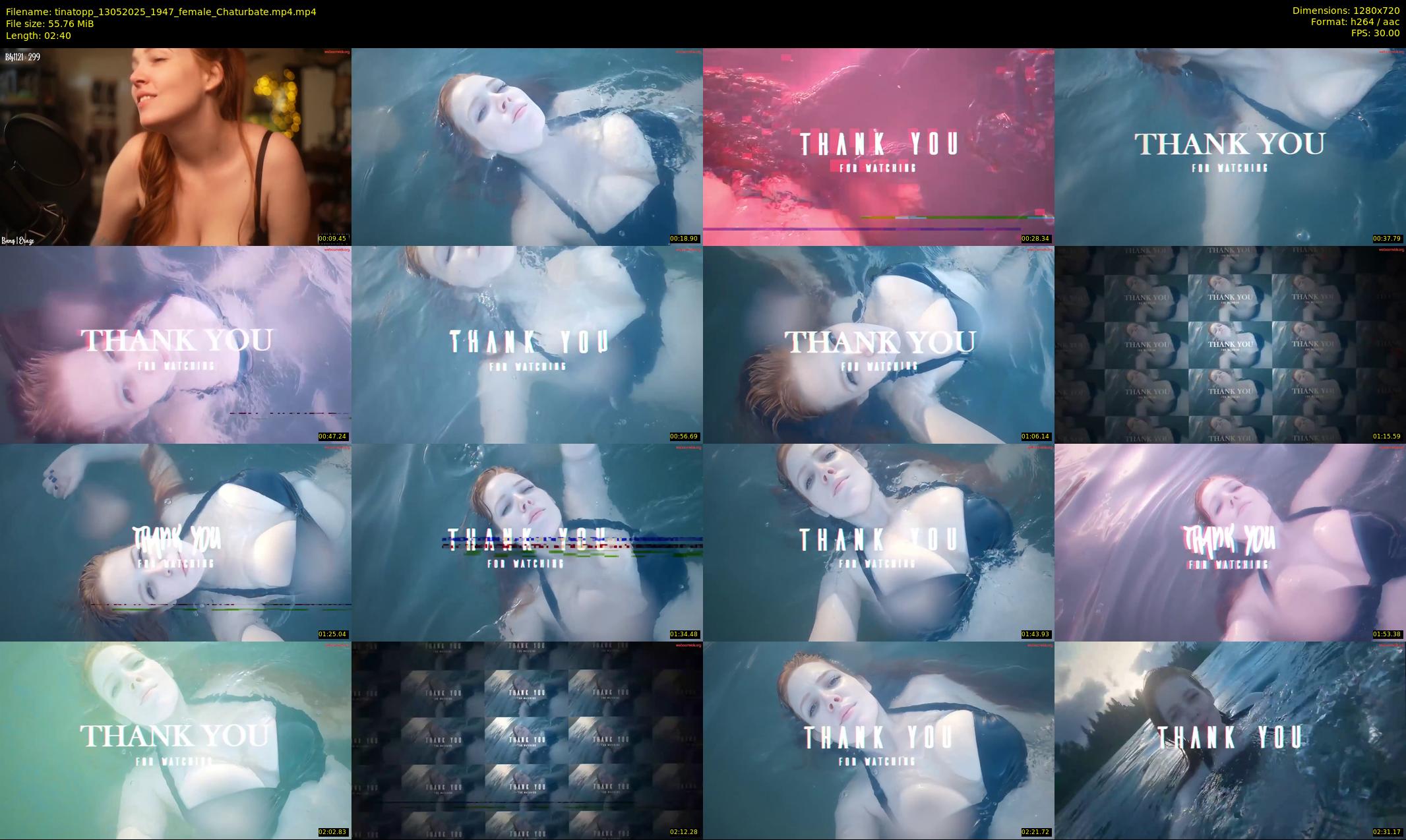 tinatopp — 3 minute Chaturbate female cam show recording, 720p, May 13, 2025