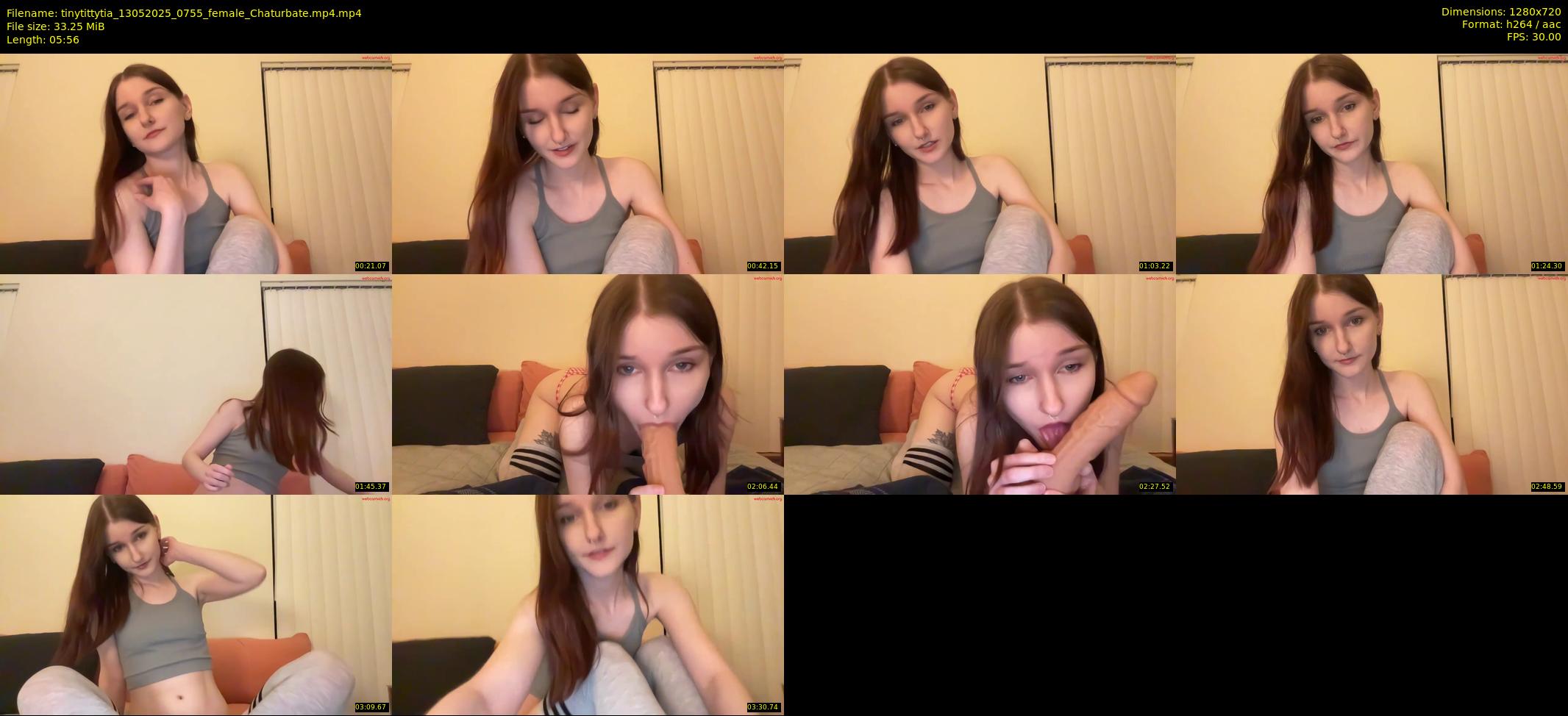 tinytittytia — 6 minute Chaturbate female cam show recording, 720p, May 13, 2025