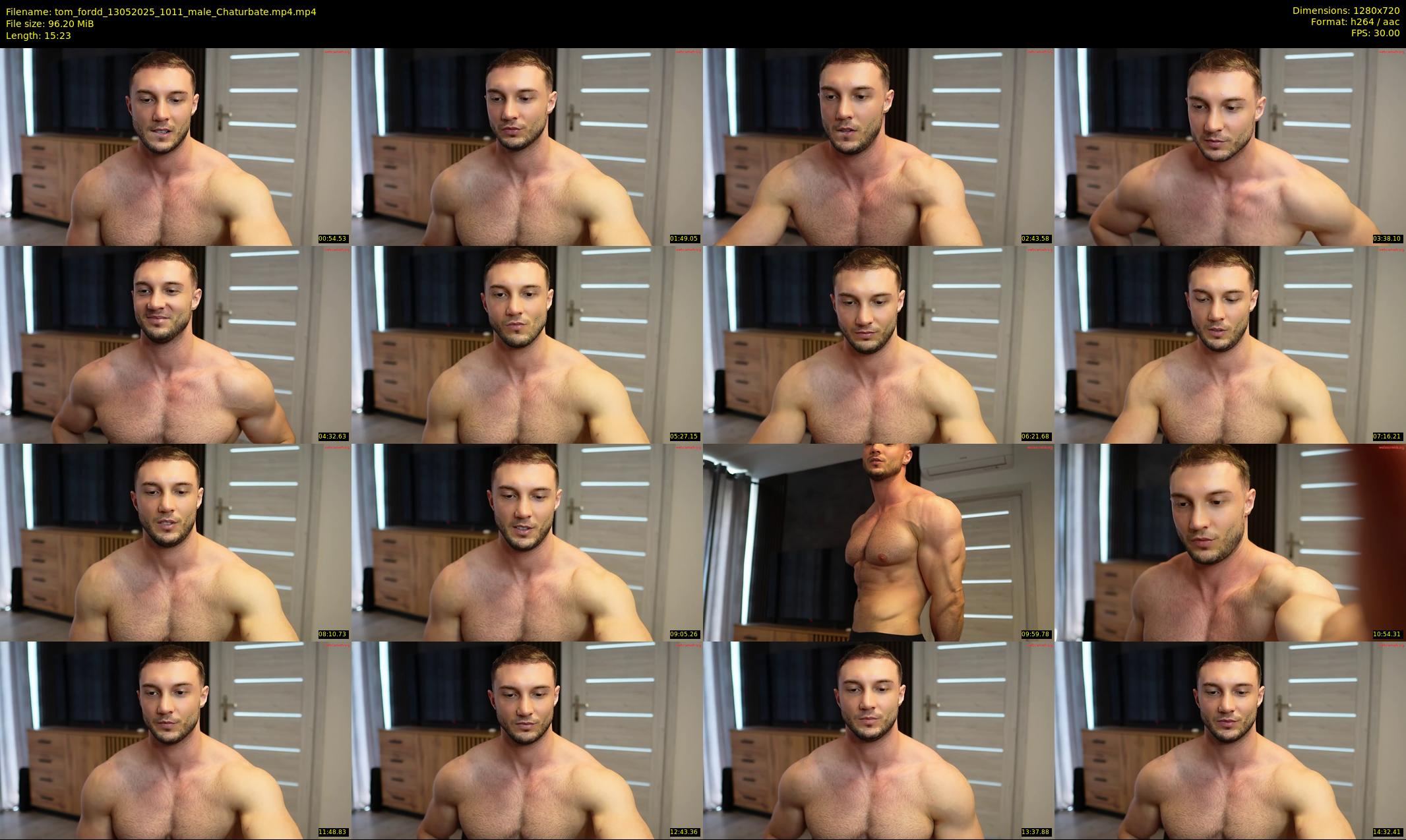 tom_fordd — 16 minute Chaturbate male cam show recording, 720p, May 13, 2025