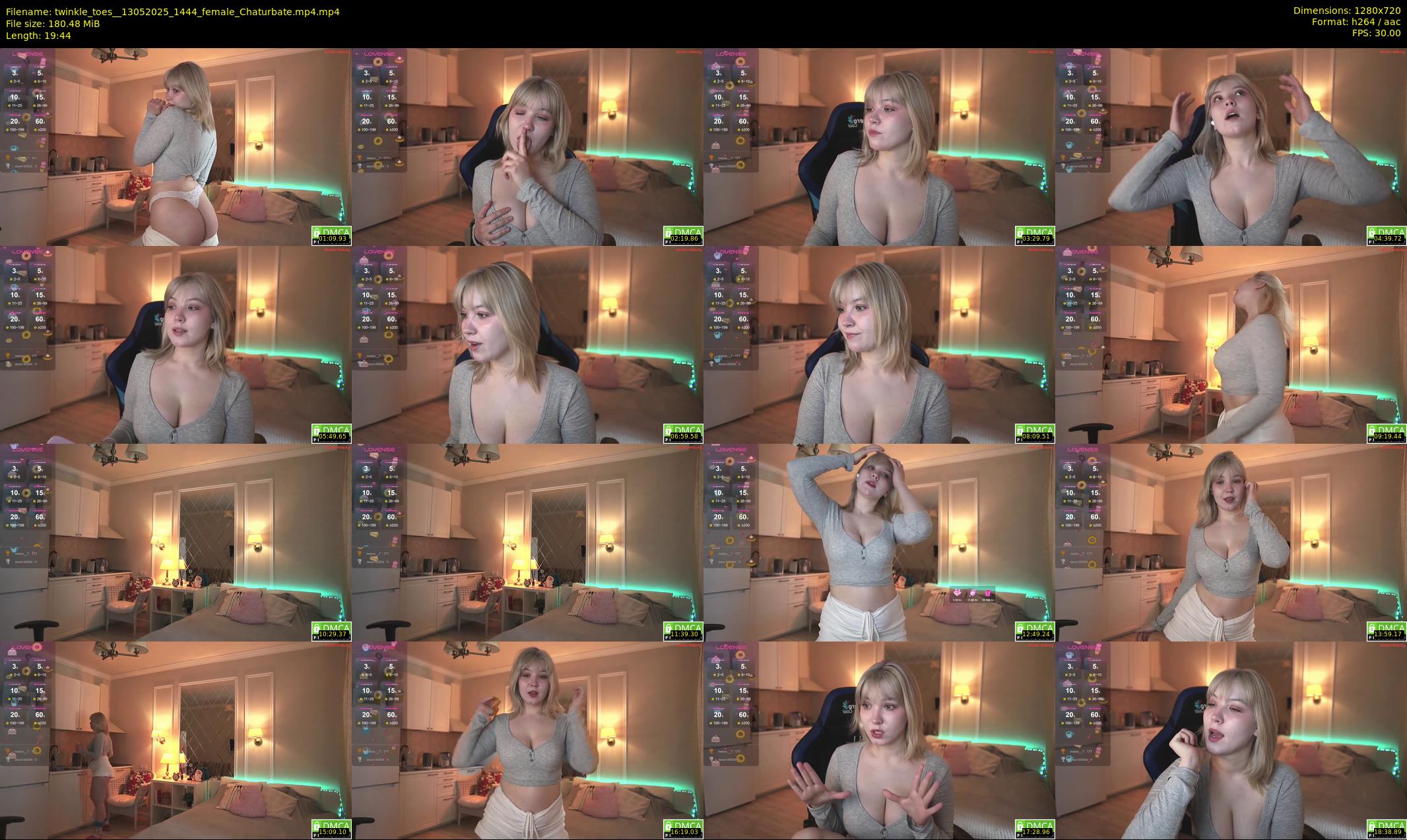 twinkle_toes_ — 20 minute Chaturbate female cam show recording, 720p, May 13, 2025