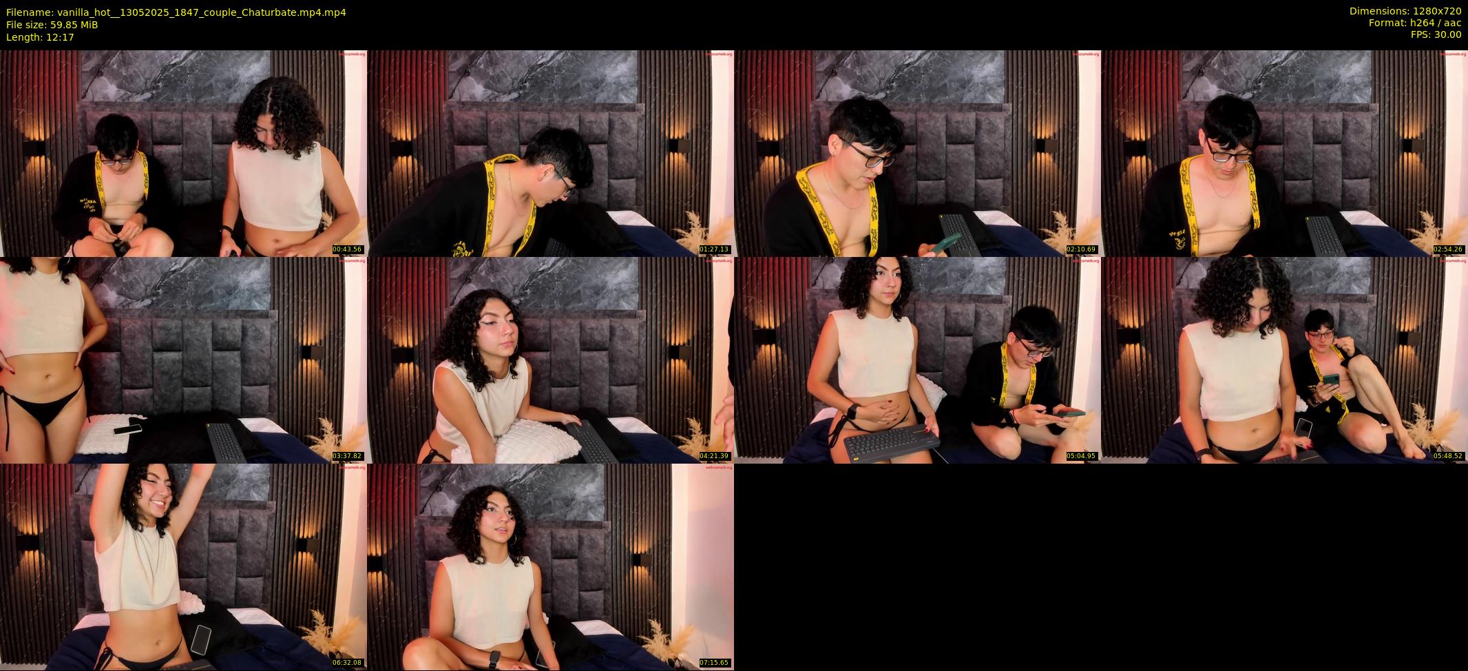 vanilla_hot_ — 13 minute Chaturbate couple cam show recording, 720p, May 13, 2025
