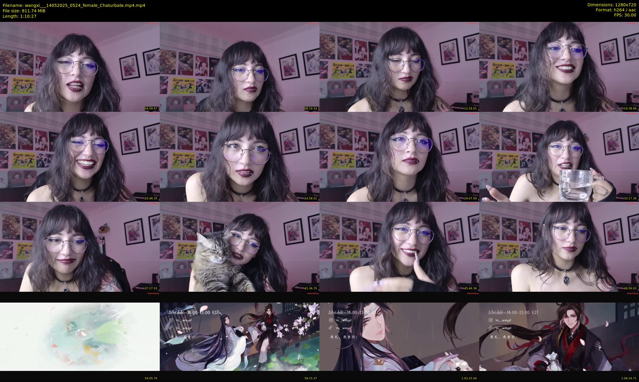 wangxi__ — 71 minute Chaturbate female cam show recording, 720p, May 14, 2025