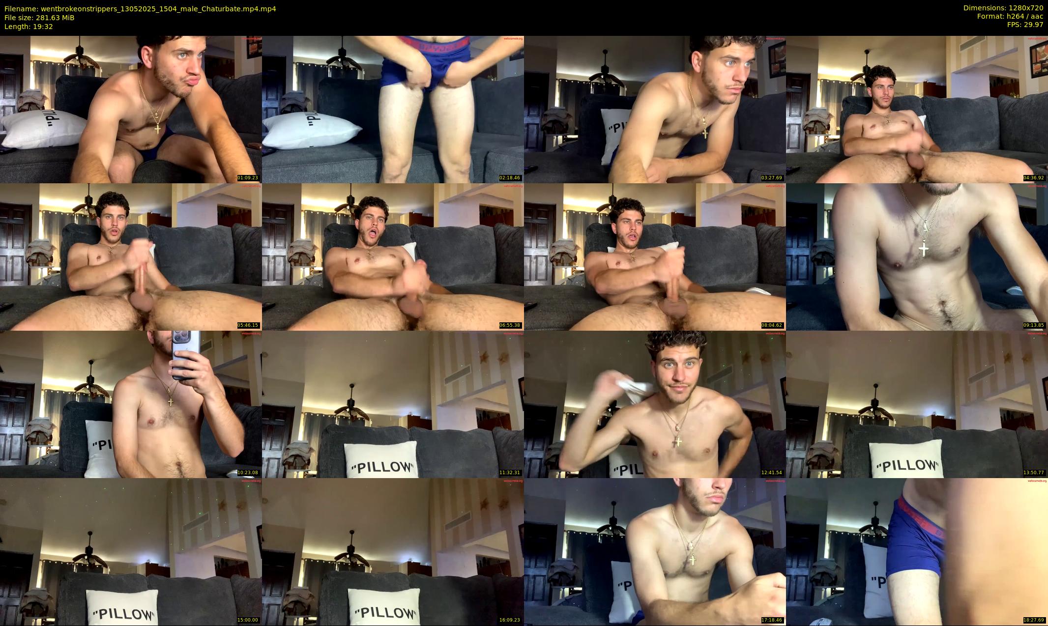 wentbrokeonstrippers — 20 minute Chaturbate male cam show recording, 720p, May 13, 2025