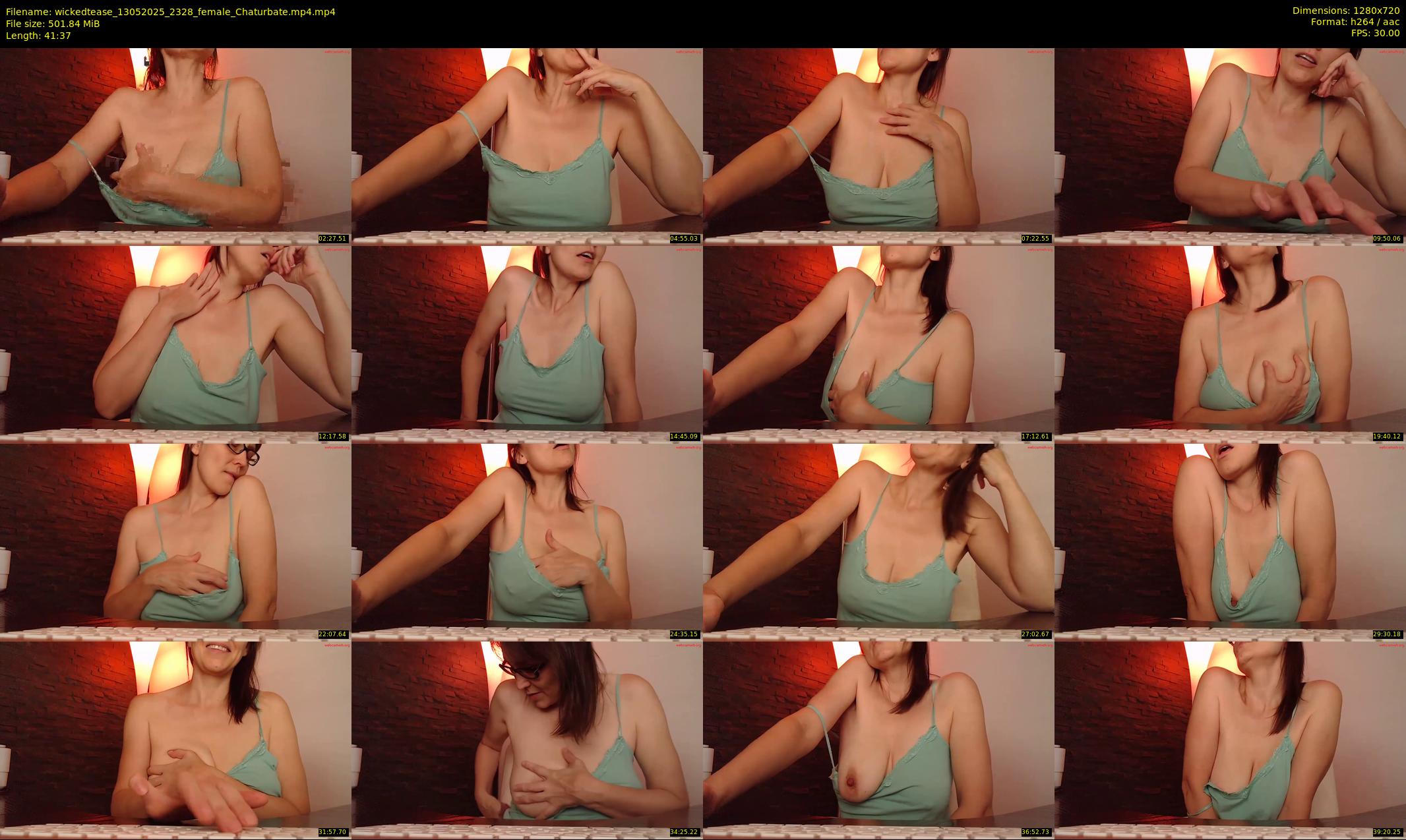 wickedtease — 42 minute Chaturbate female cam show recording, 720p, May 13, 2025